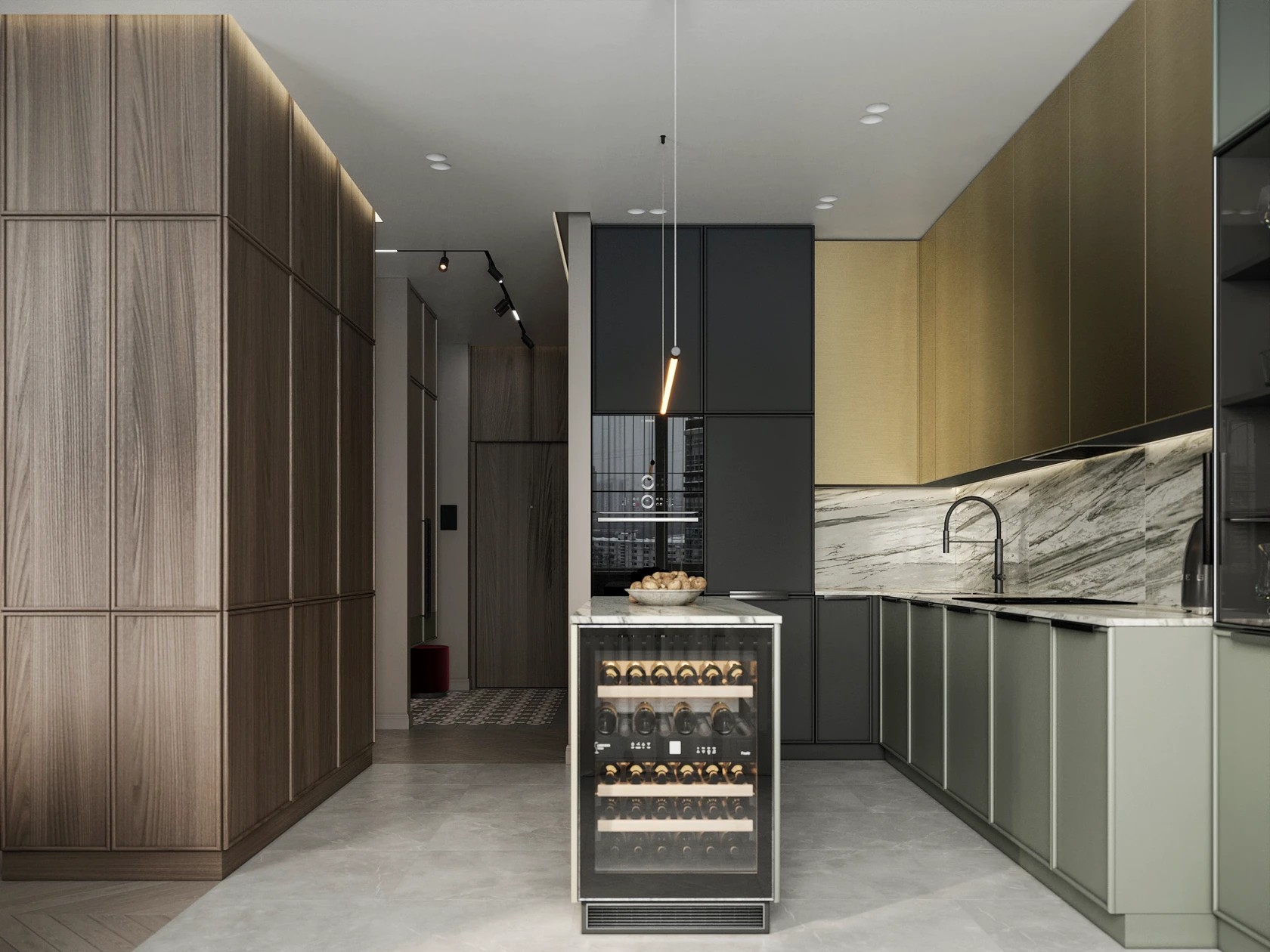 Квартира на улице Фонвизина, 83 кв. м.