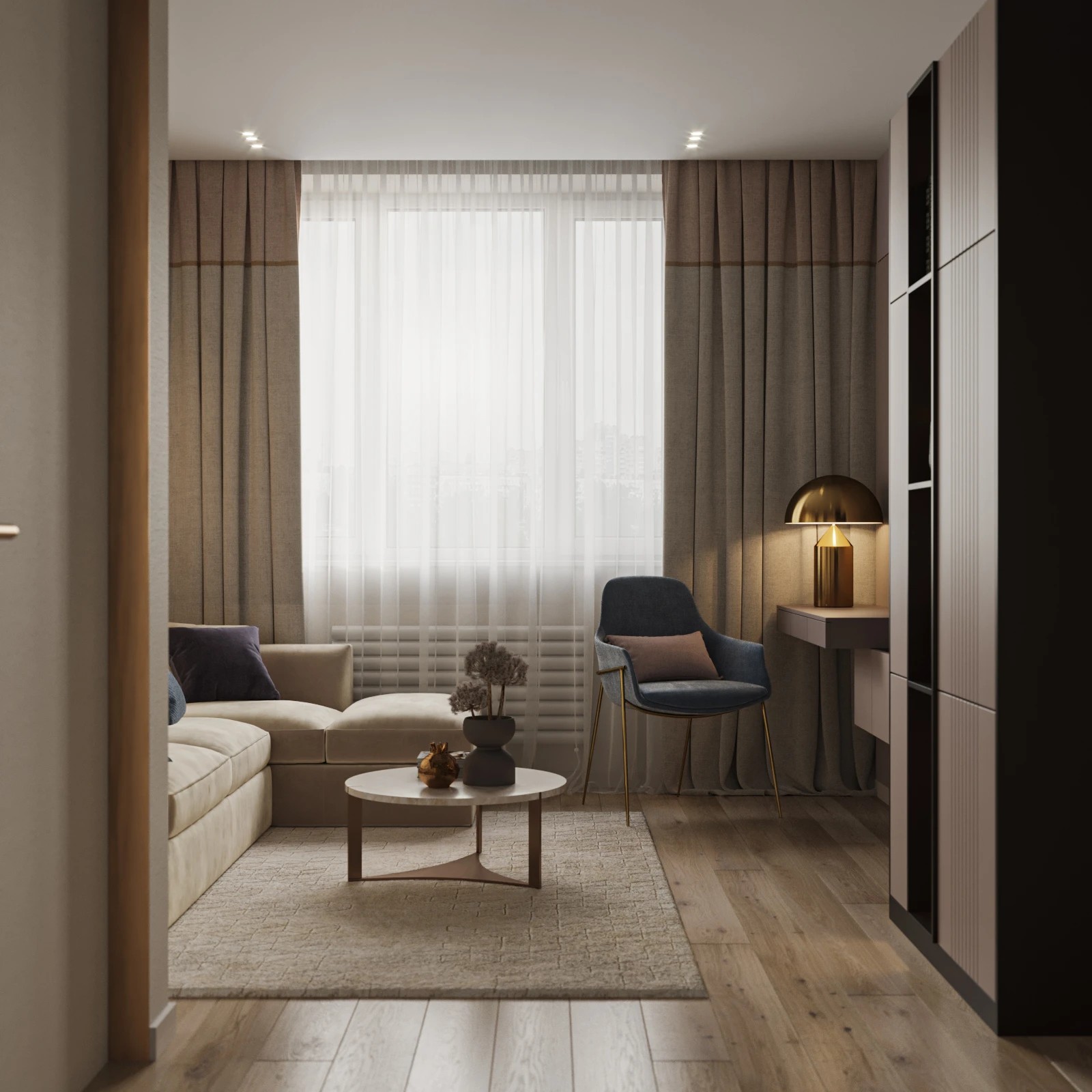 Квартира для молодой семьи ЖК "Золотое Сечение", 60 кв. м.