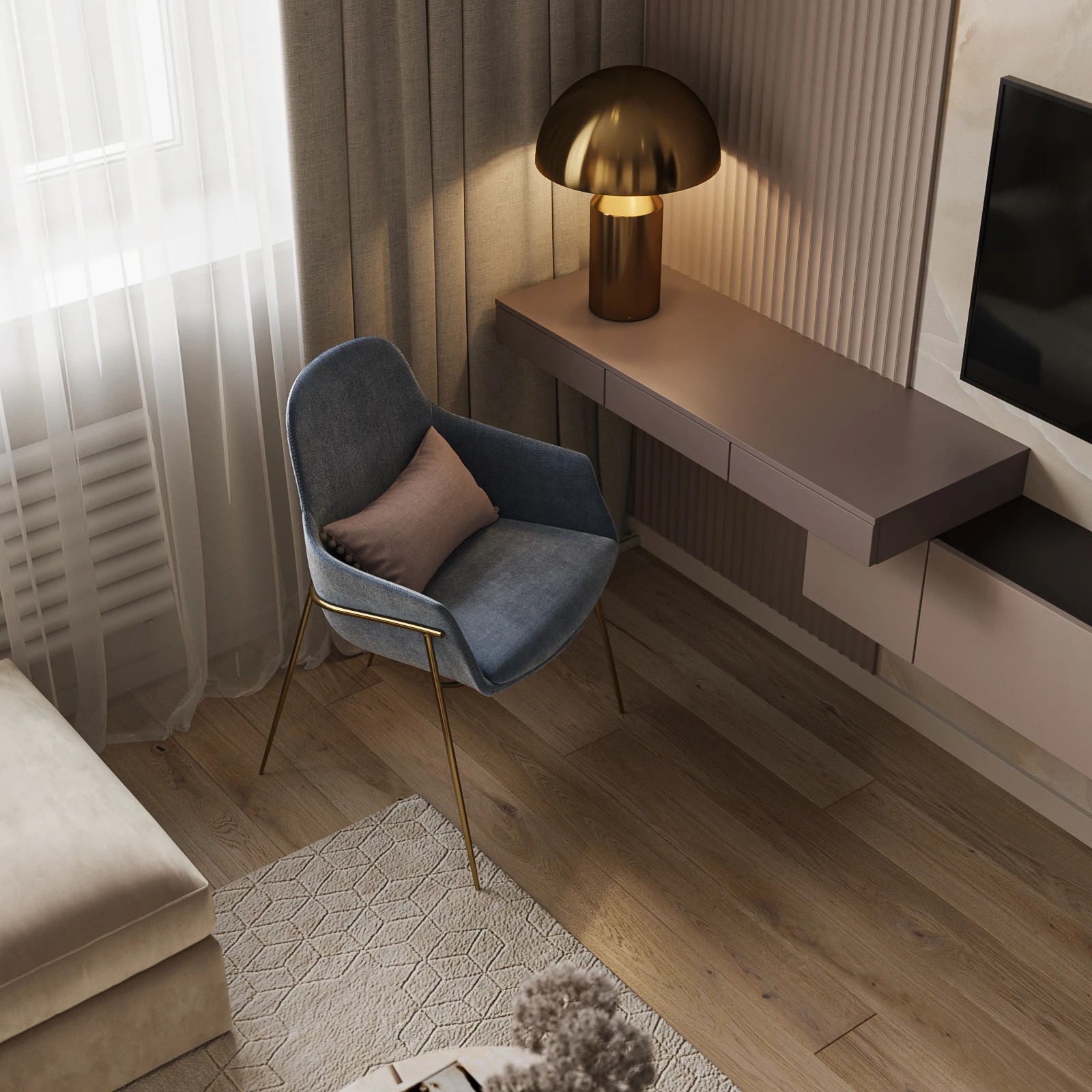 Квартира для молодой семьи ЖК "Золотое Сечение", 60 кв. м.