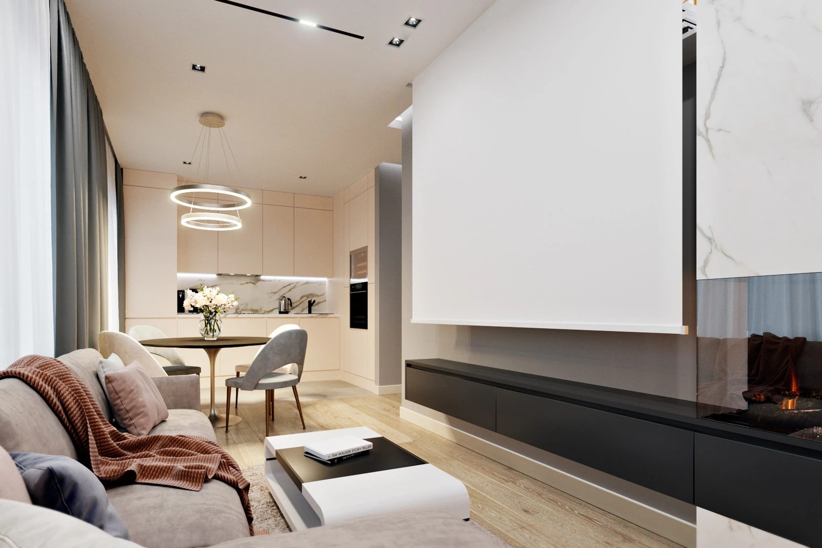 Strelninskaya flat, 57 кв. м.