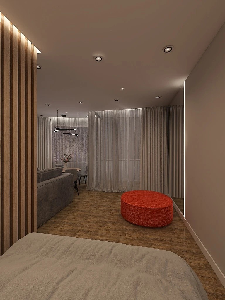 Дизайн апартаментов для летнего отдыха в Апарт- комплексе "Garden"