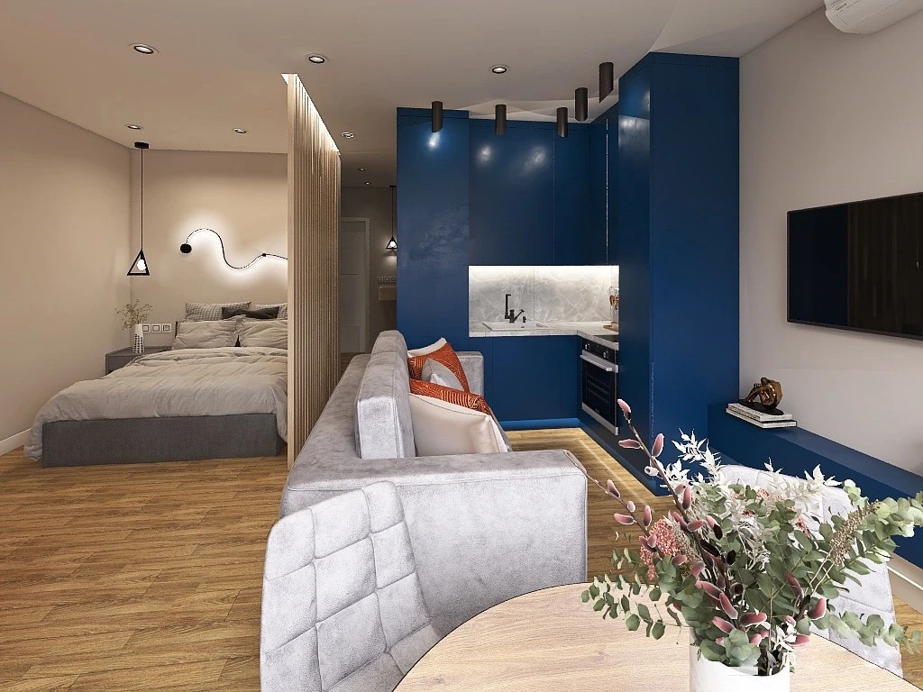 Дизайн апартаментов для летнего отдыха в Апарт- комплексе "Garden"