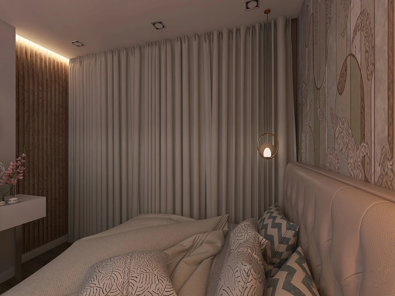 Комната из дизайн-проекта.