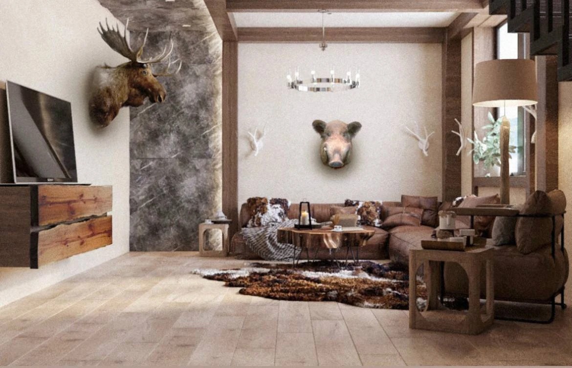 Охотничья усадьба в стиле кантри