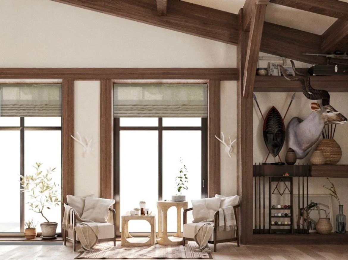 Охотничья усадьба в стиле кантри