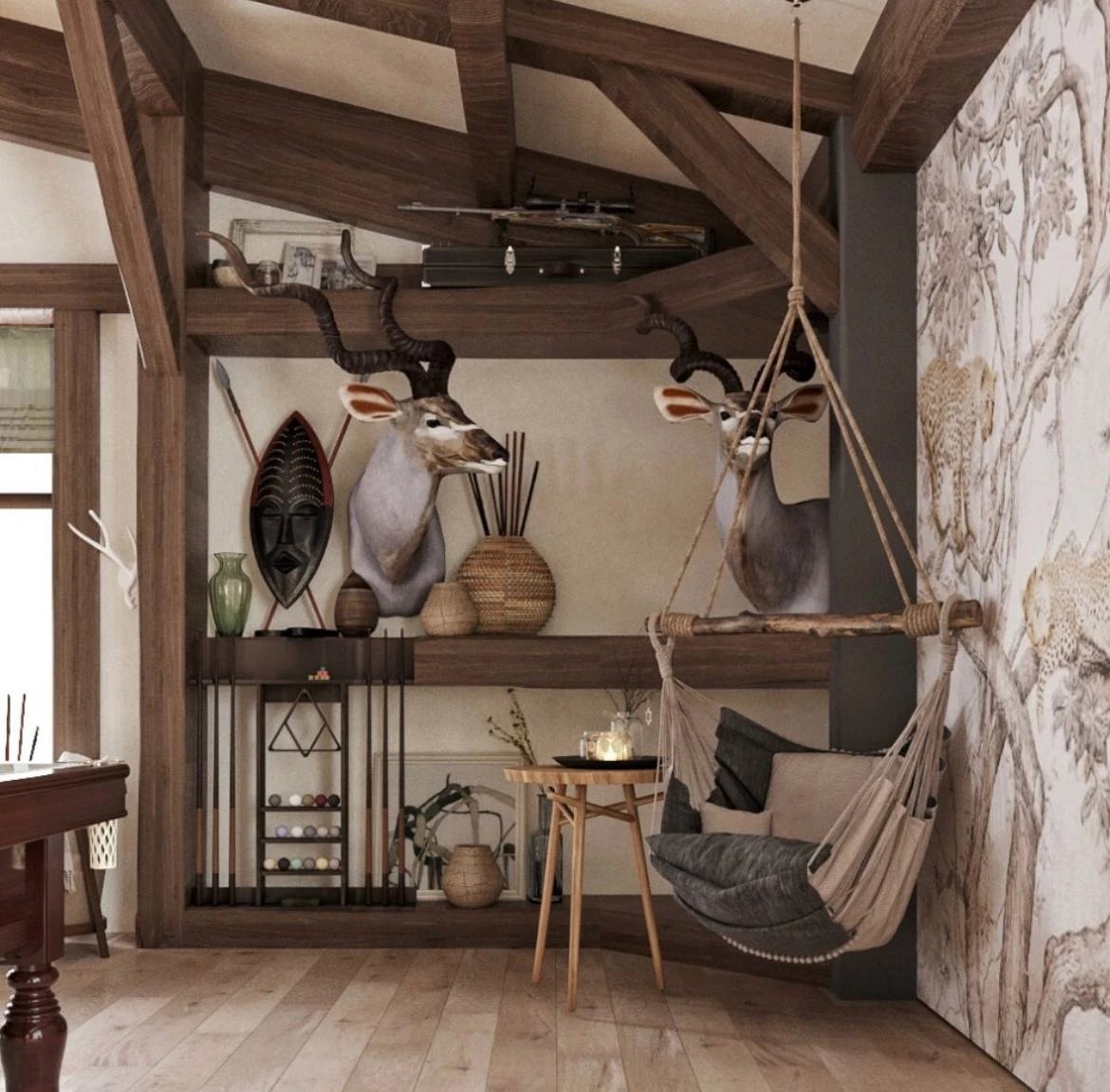 Охотничья усадьба в стиле кантри