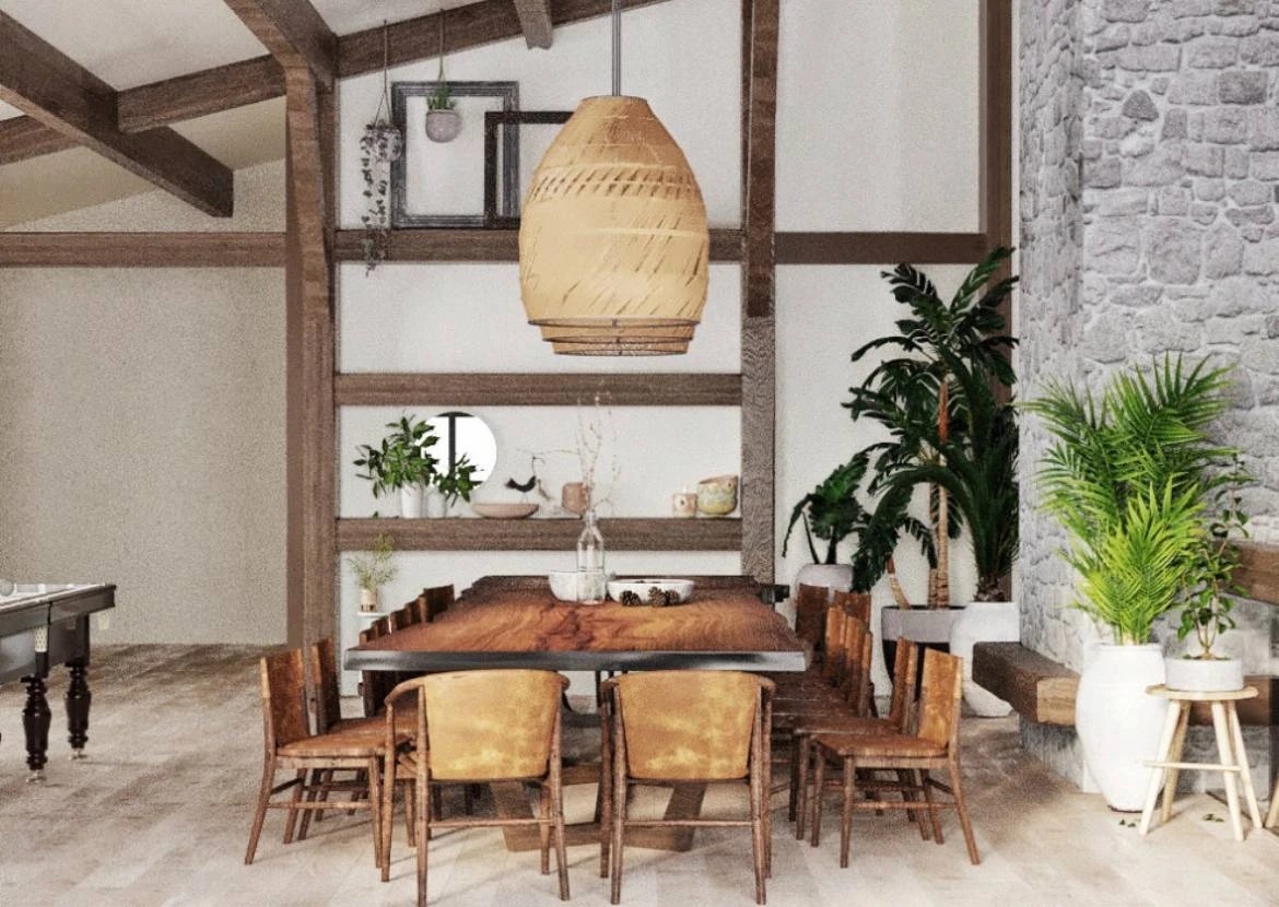 Охотничья усадьба в стиле кантри