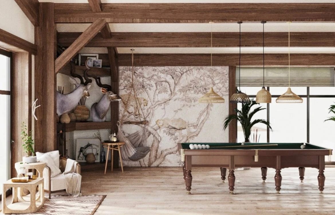 Охотничья усадьба в стиле кантри