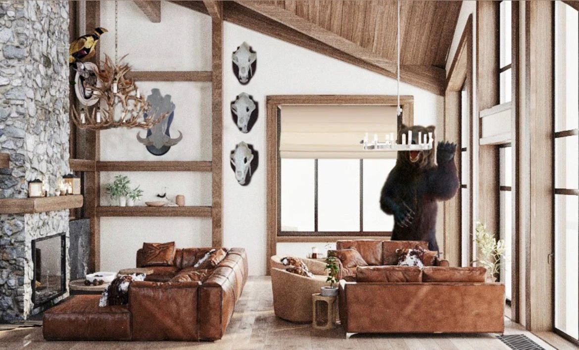 Охотничья усадьба в стиле кантри