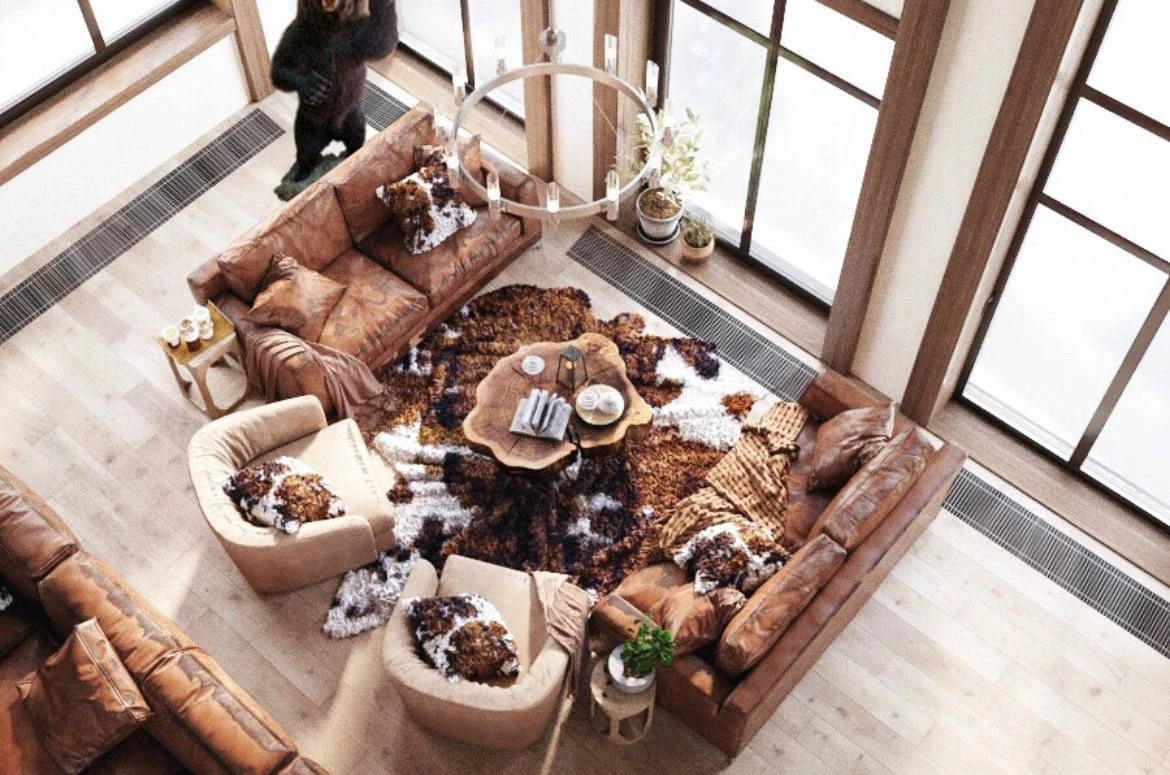 Охотничья усадьба в стиле кантри