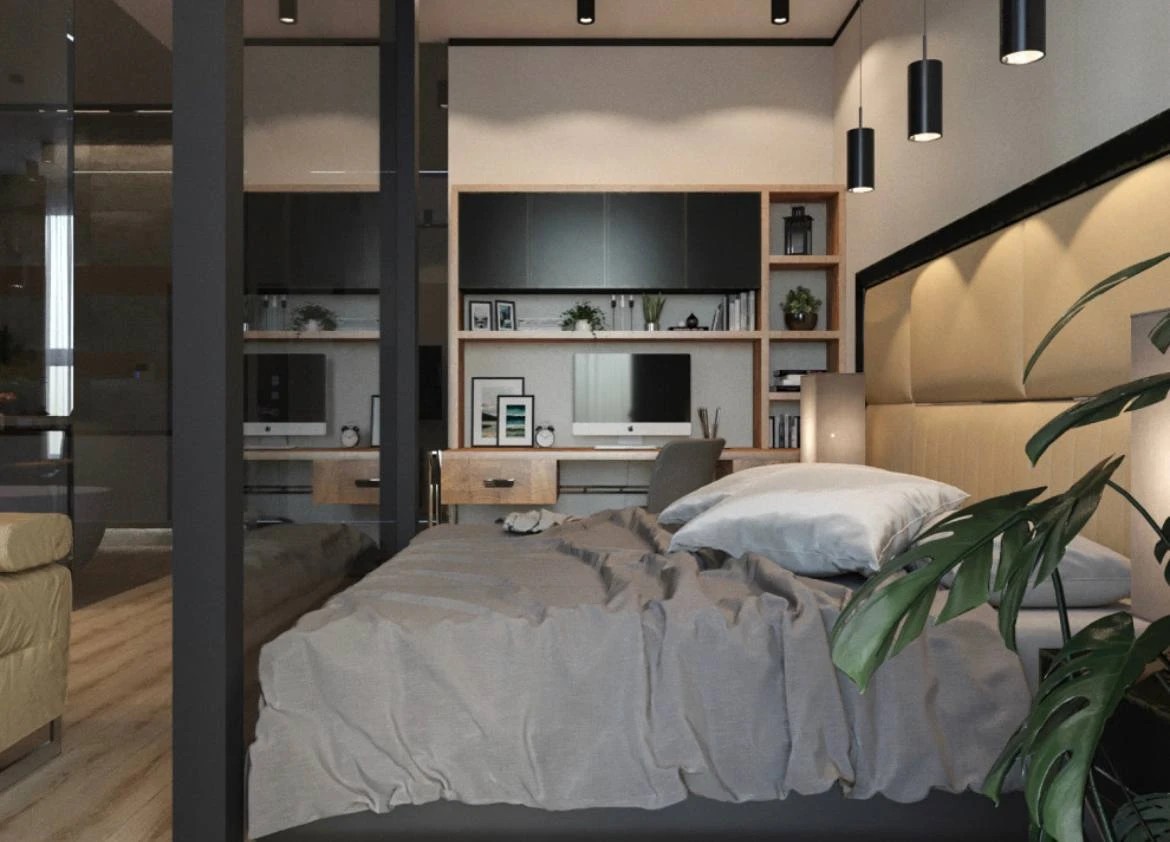 "Жизнь за стеклом"- проект студии в ЖК "Загородный квартал"