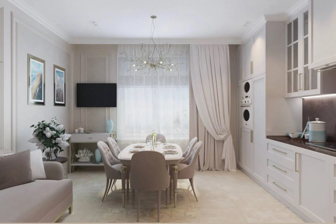 Нео классика в пастельных тонах