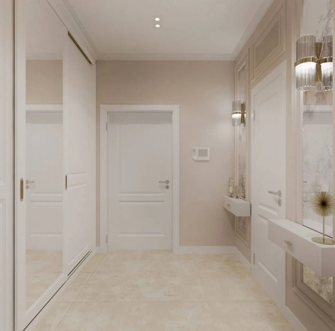 Нео классика в пастельных тонах