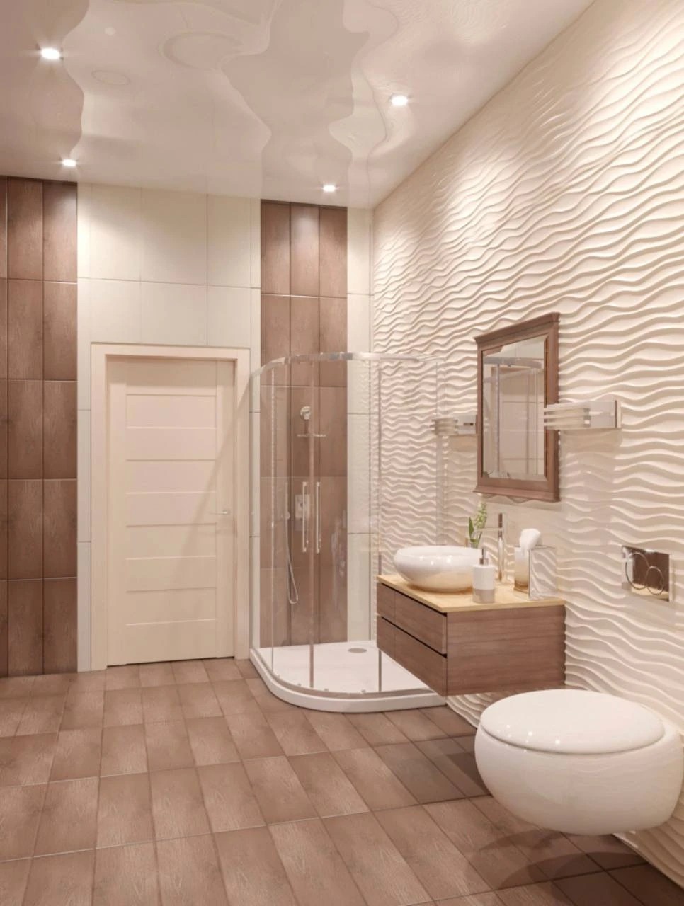 Современный стиль в бревенчатом доме в КП FAMILY CLUB