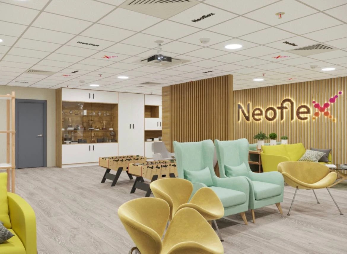 Лаунж зона в офисе IT-компании