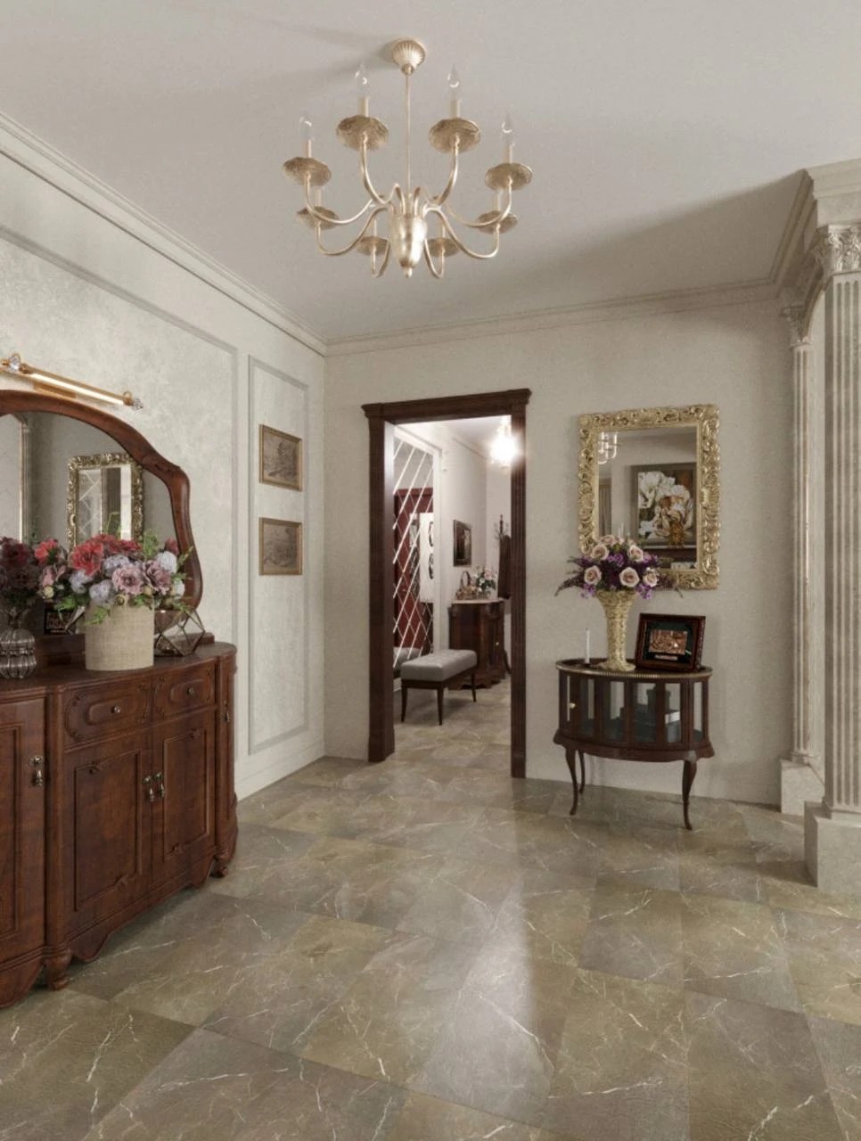 Классический стиль в квартире на ул. Пилюгина