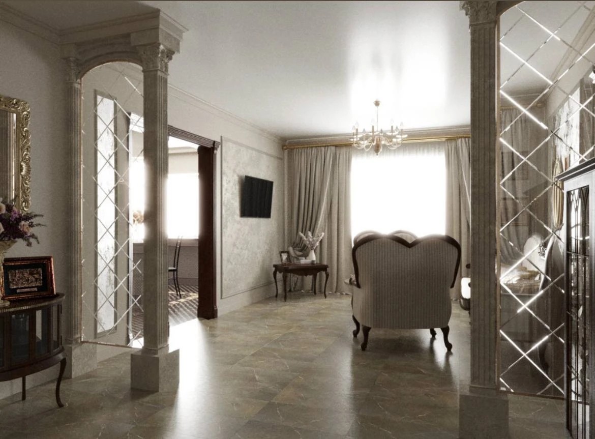 Классический стиль в квартире на ул. Пилюгина