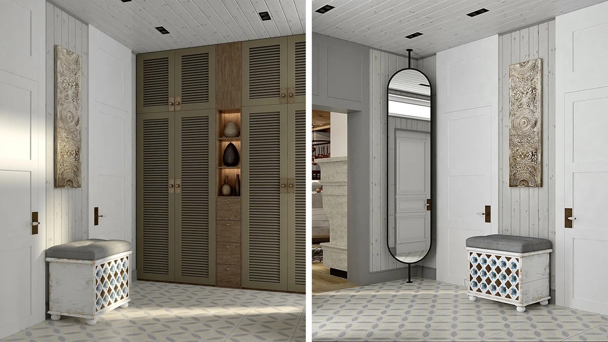 ИНТЕРЬЕР ЗАГОРОДНОГО ДОМА В СТИЛЕ "КАНТРИ"