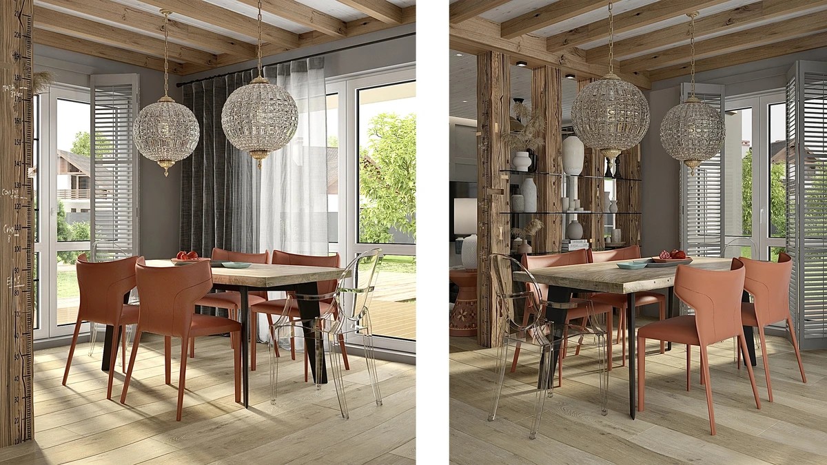 ИНТЕРЬЕР ЗАГОРОДНОГО ДОМА В СТИЛЕ "КАНТРИ"