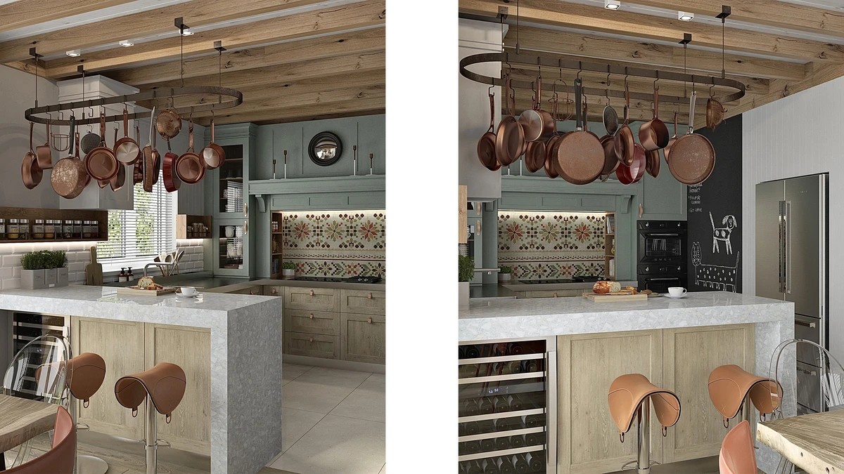 ИНТЕРЬЕР ЗАГОРОДНОГО ДОМА В СТИЛЕ "КАНТРИ"