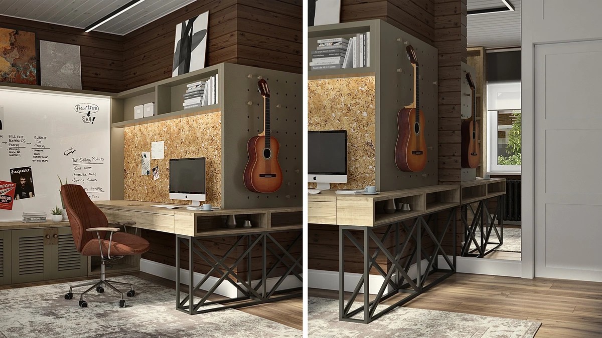 ИНТЕРЬЕР ЗАГОРОДНОГО ДОМА В СТИЛЕ "КАНТРИ"