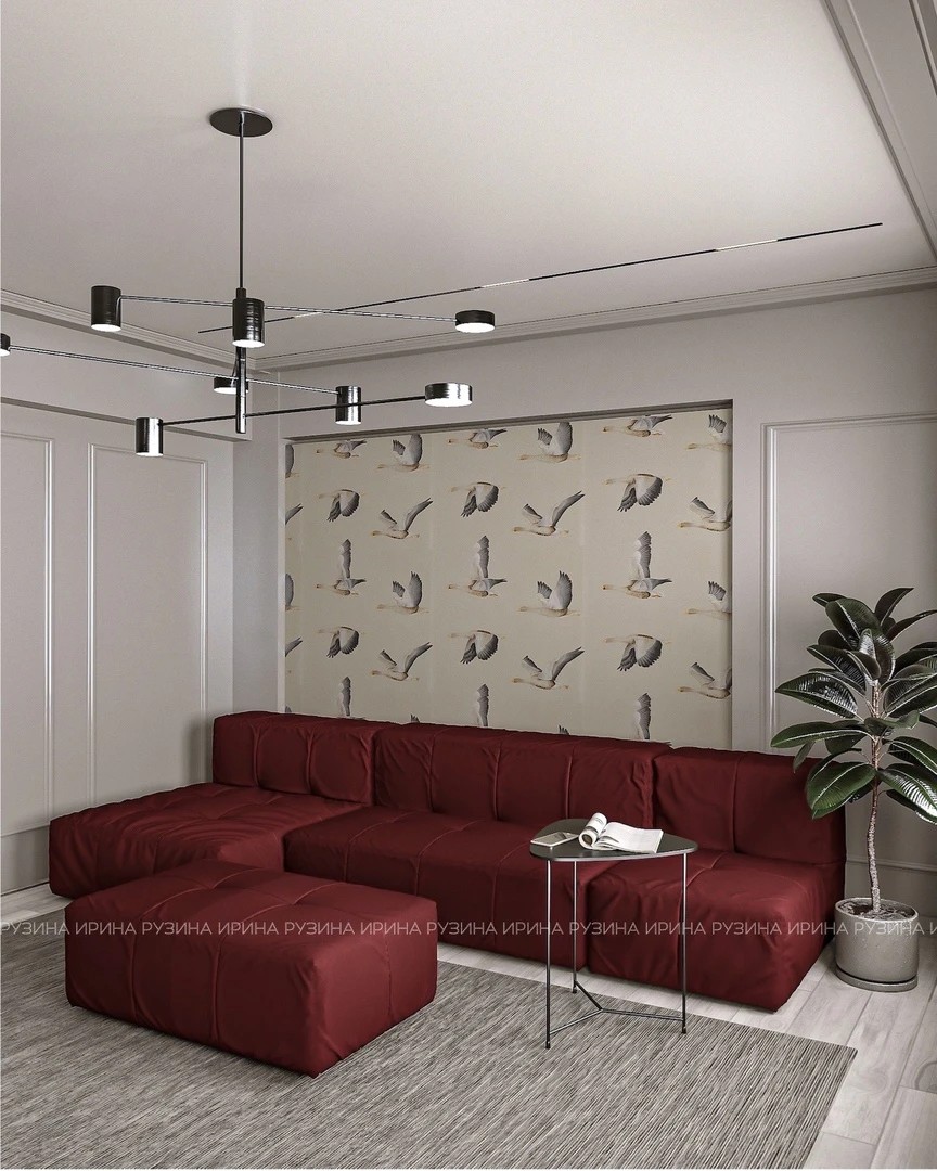 Проект двухкомнатной квартиры в г. Уфа