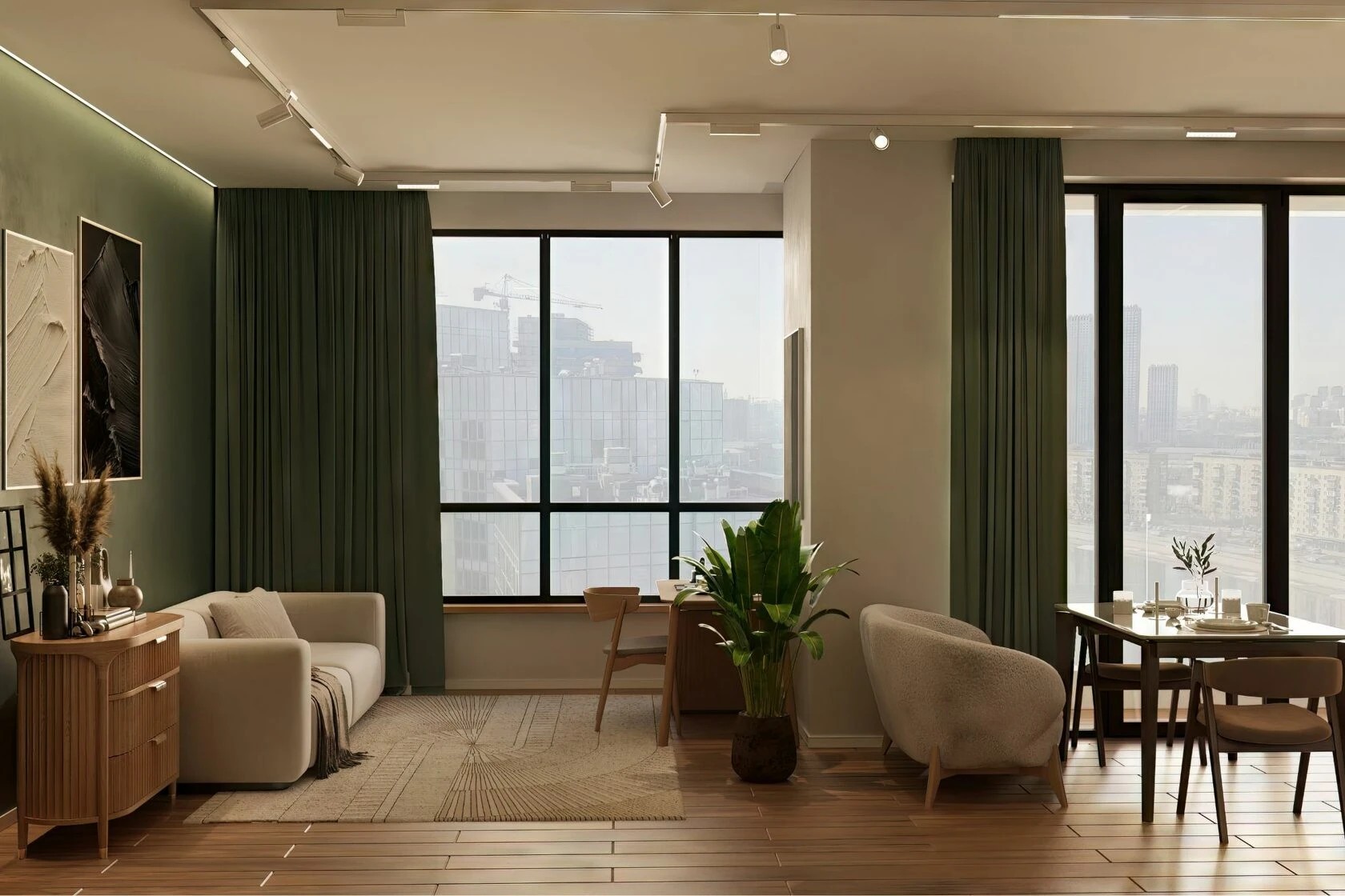 Яркая студия в ЖК Ривер Скай