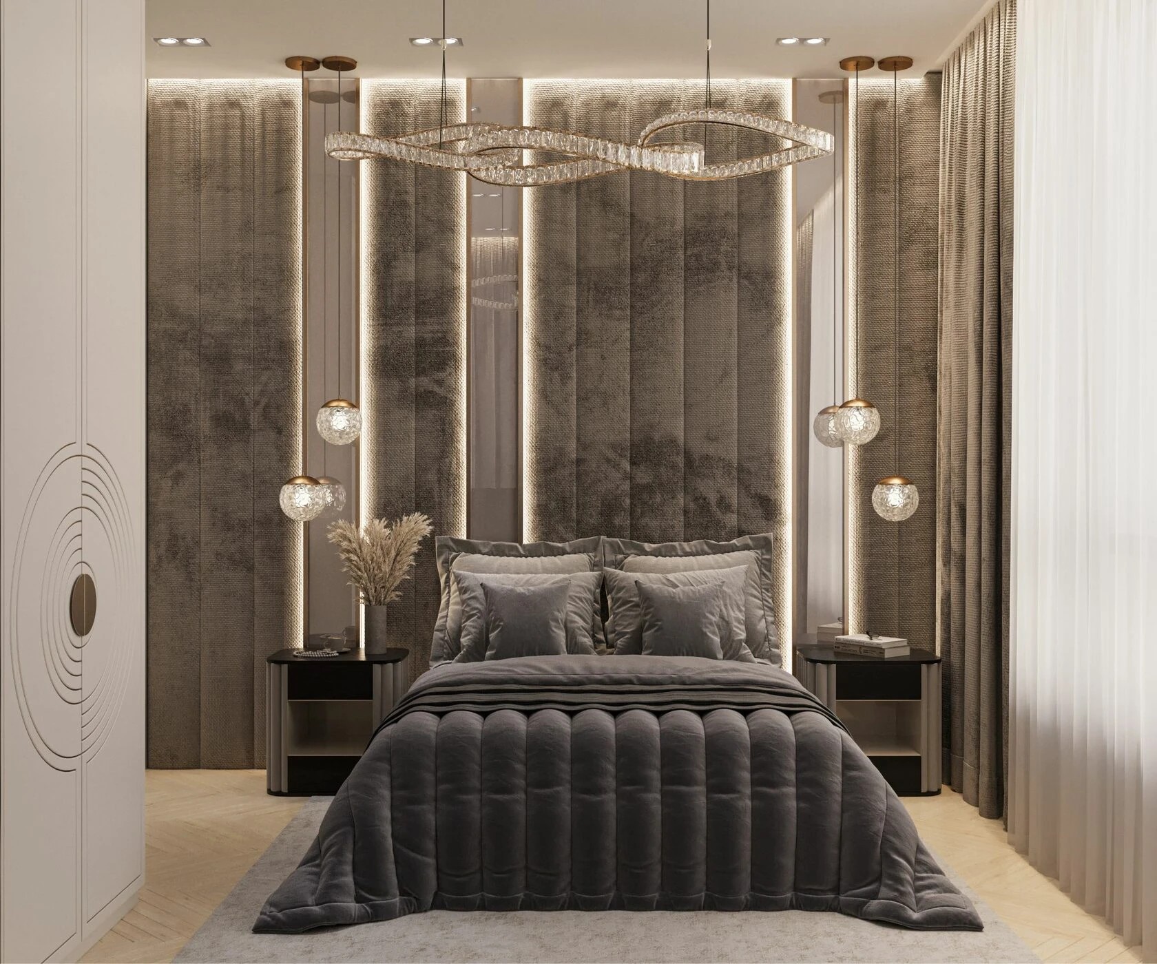 Квартира  в стиле современна классика с чудесными видами на Москву-реку