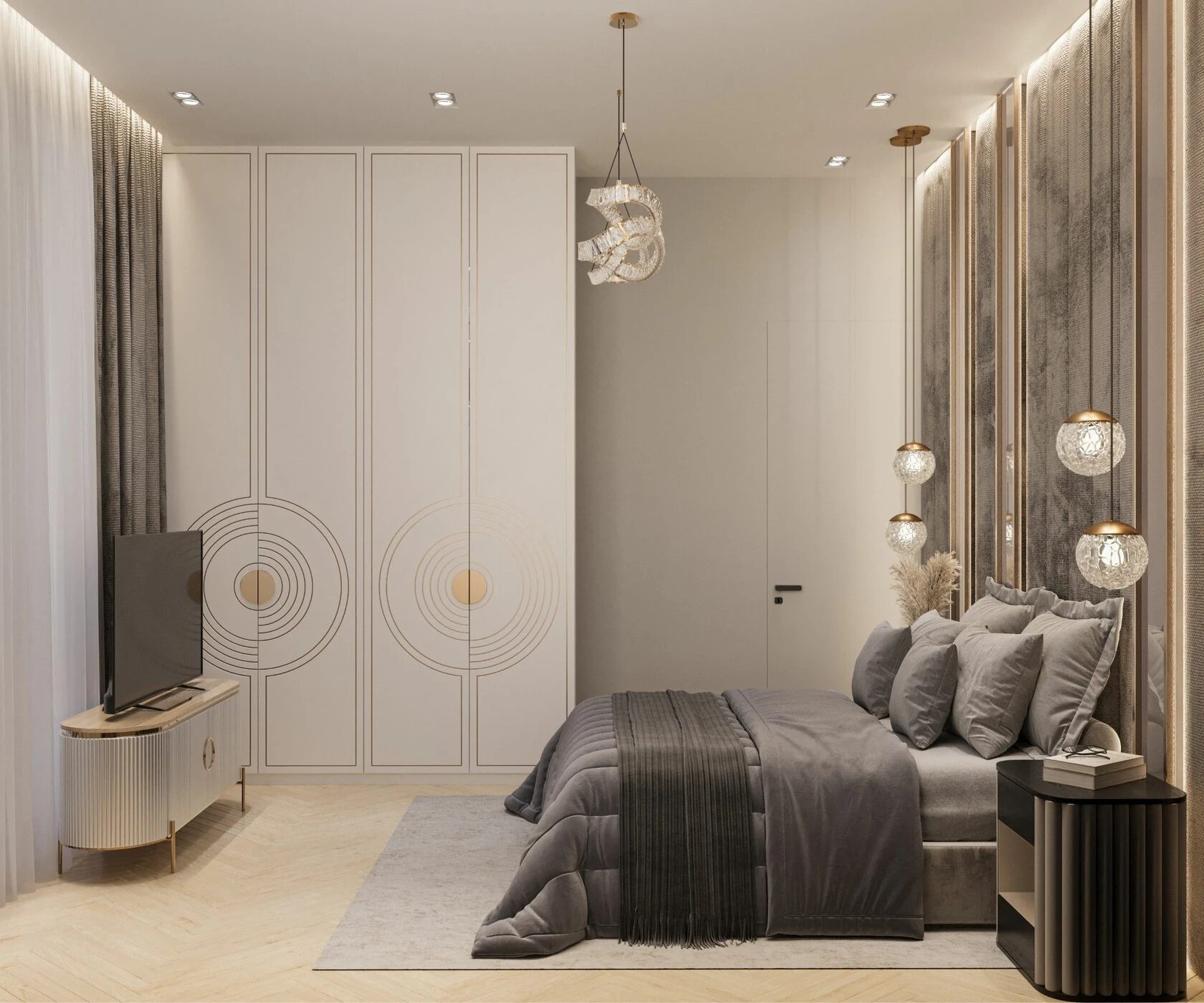 Квартира  в стиле современна классика с чудесными видами на Москву-реку