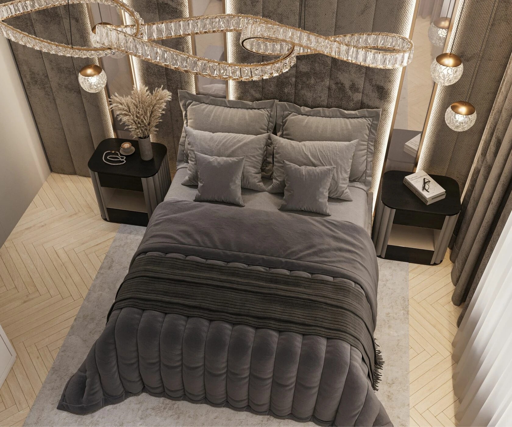 Квартира  в стиле современна классика с чудесными видами на Москву-реку