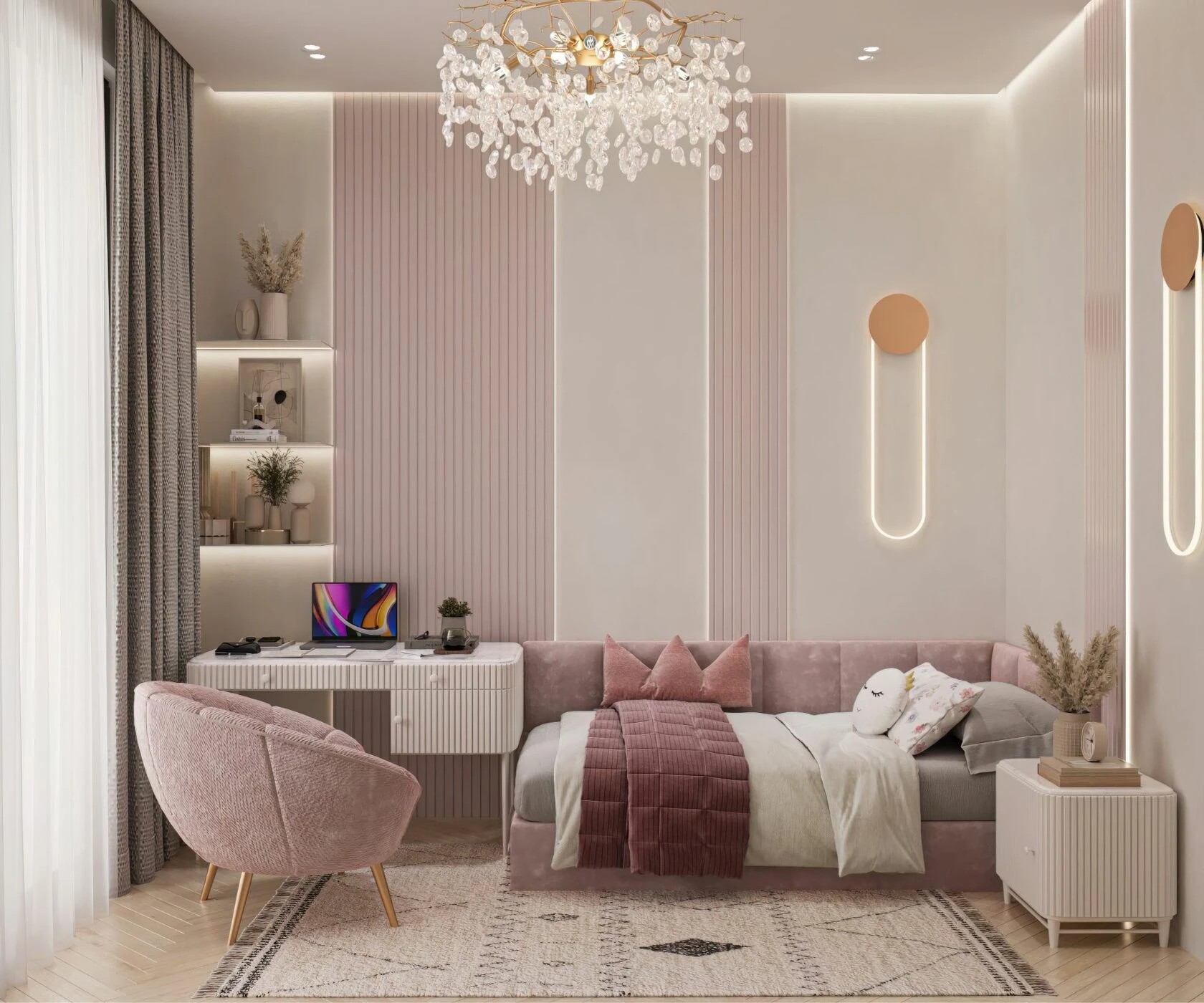 Квартира  в стиле современна классика с чудесными видами на Москву-реку