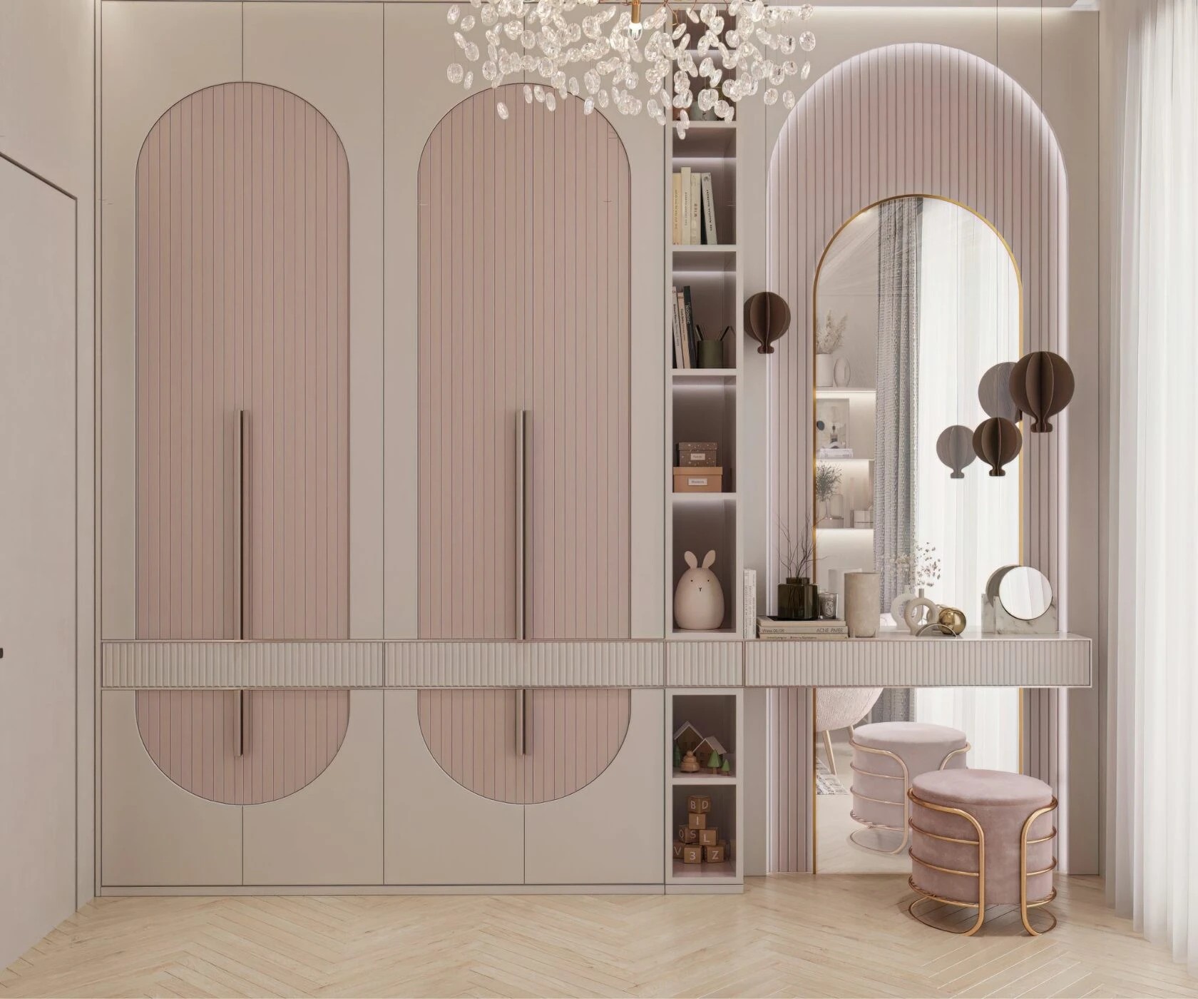 Квартира  в стиле современна классика с чудесными видами на Москву-реку