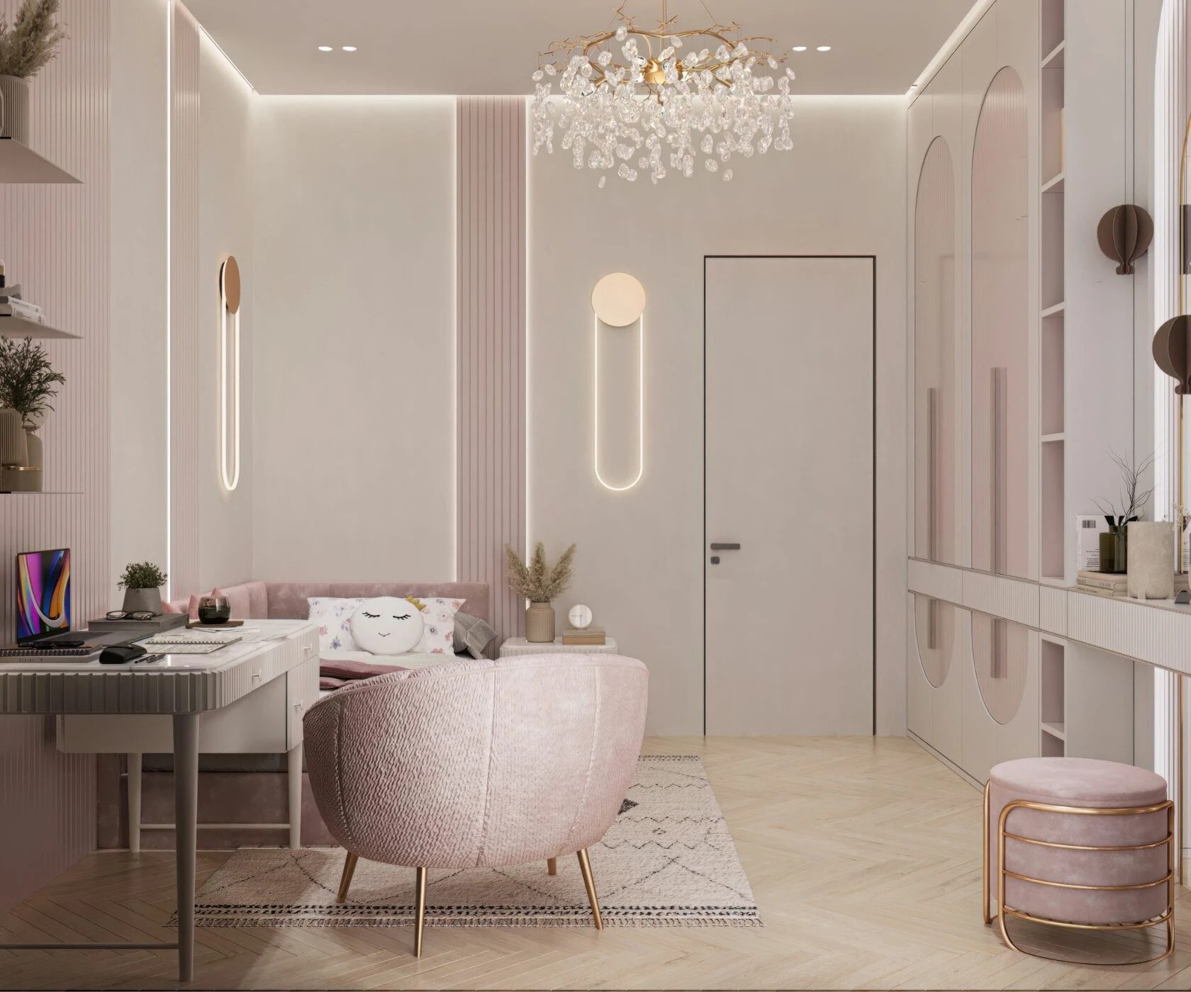 Квартира  в стиле современна классика с чудесными видами на Москву-реку