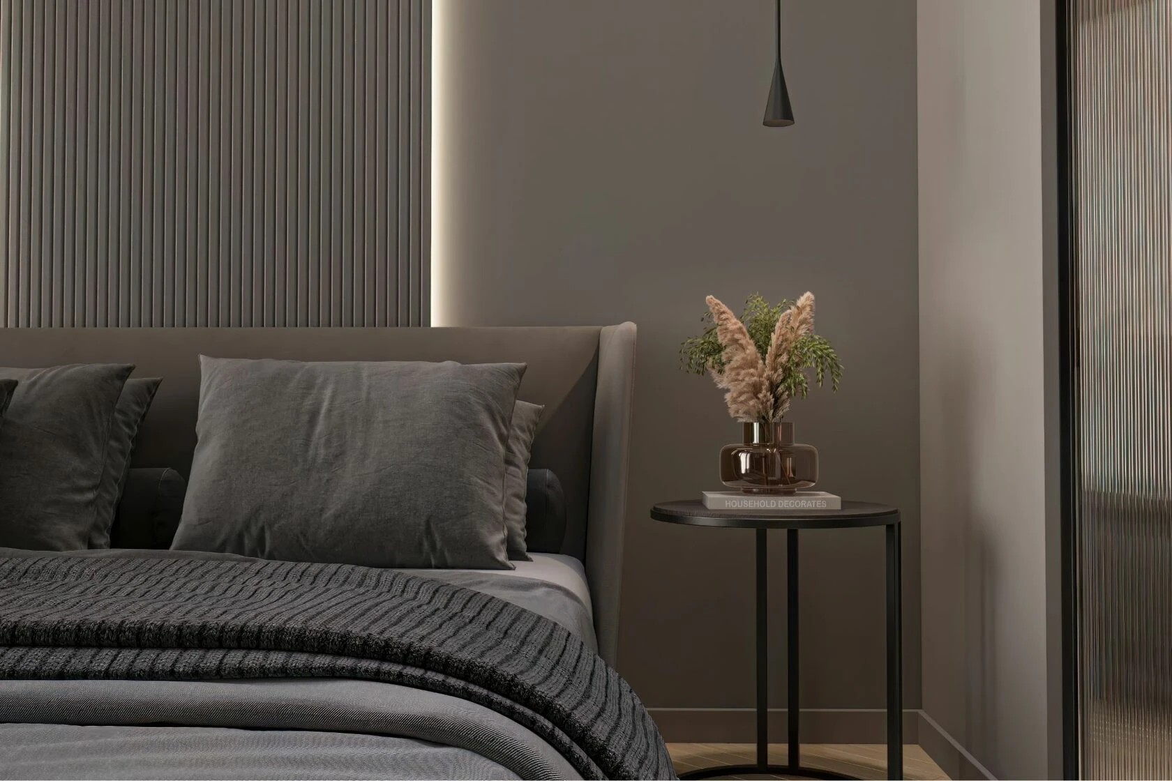 Брутальная однушка в современном стиле с элементами неоклассики