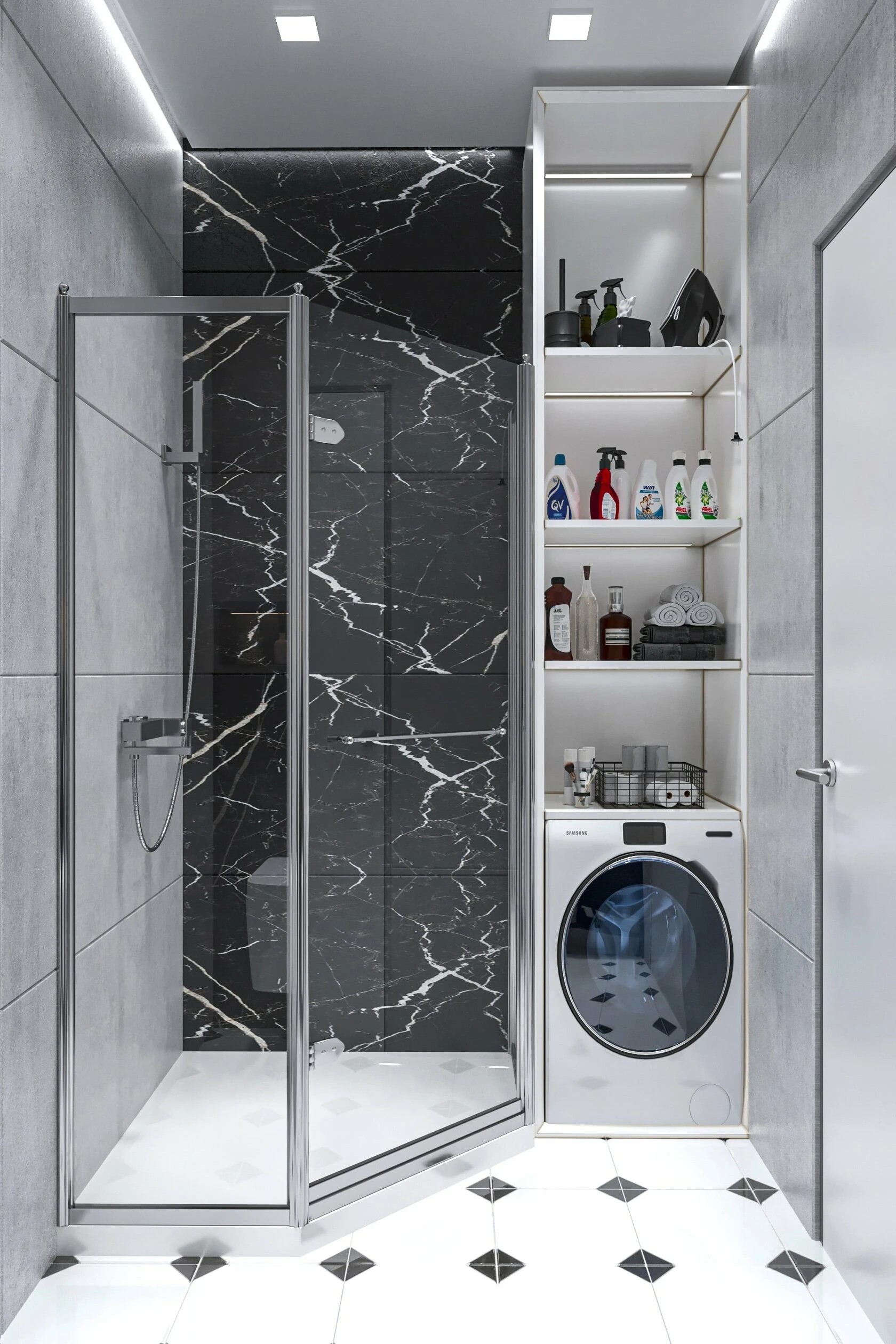 3-комнатная квартира в стиле минимализм с элементами современной классики