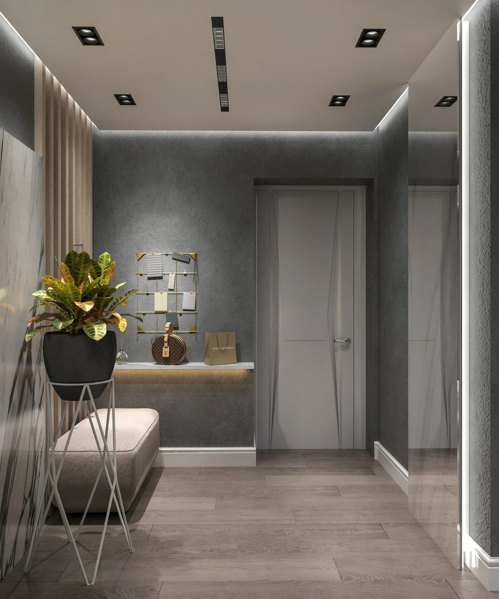 2-комнатная квартира в стиле хай-тек