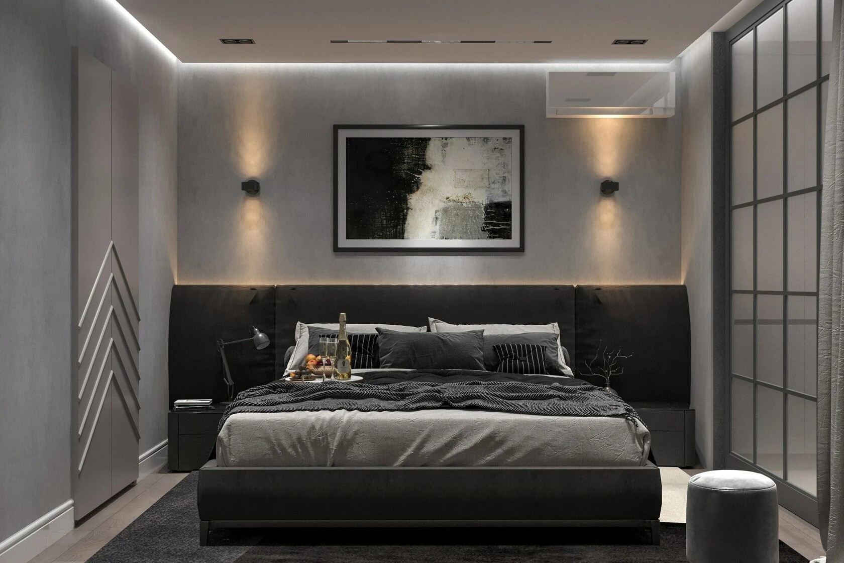 2-комнатная квартира в стиле хай-тек