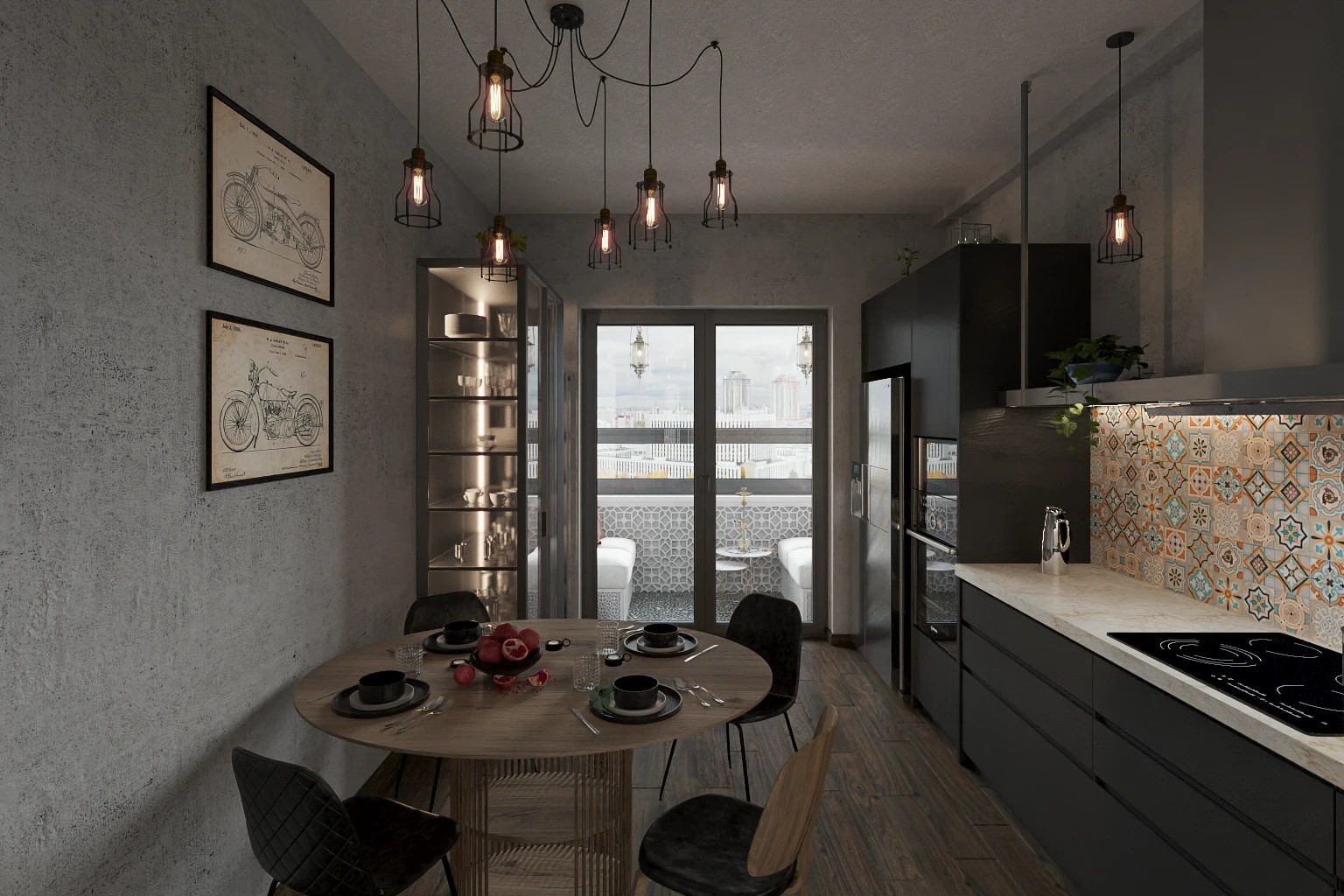 Дизайн-проект пятикомнатной квартиры на Свердловской набережной