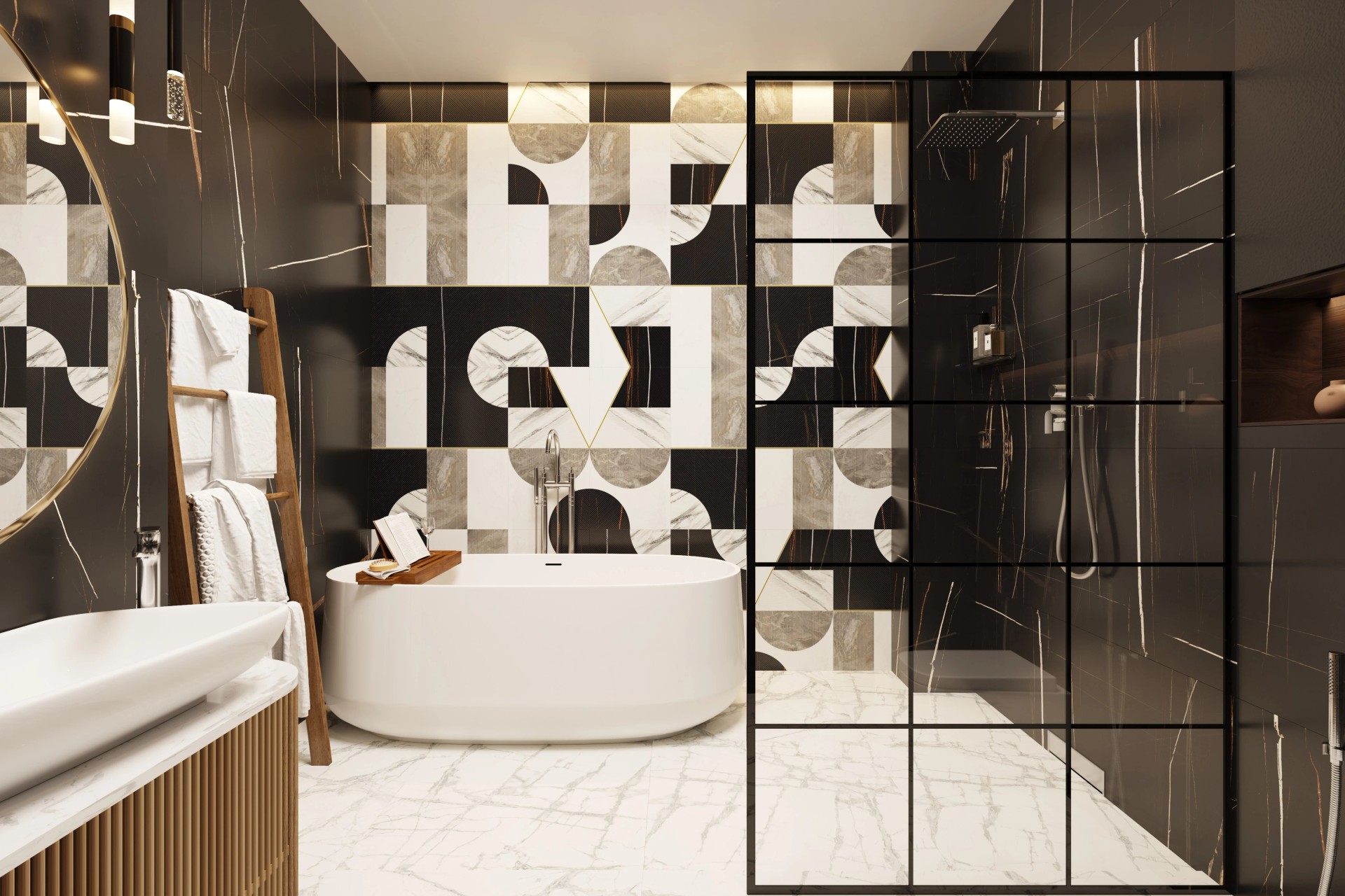 Дизайн-проект пятикомнатной квартиры на Свердловской набережной