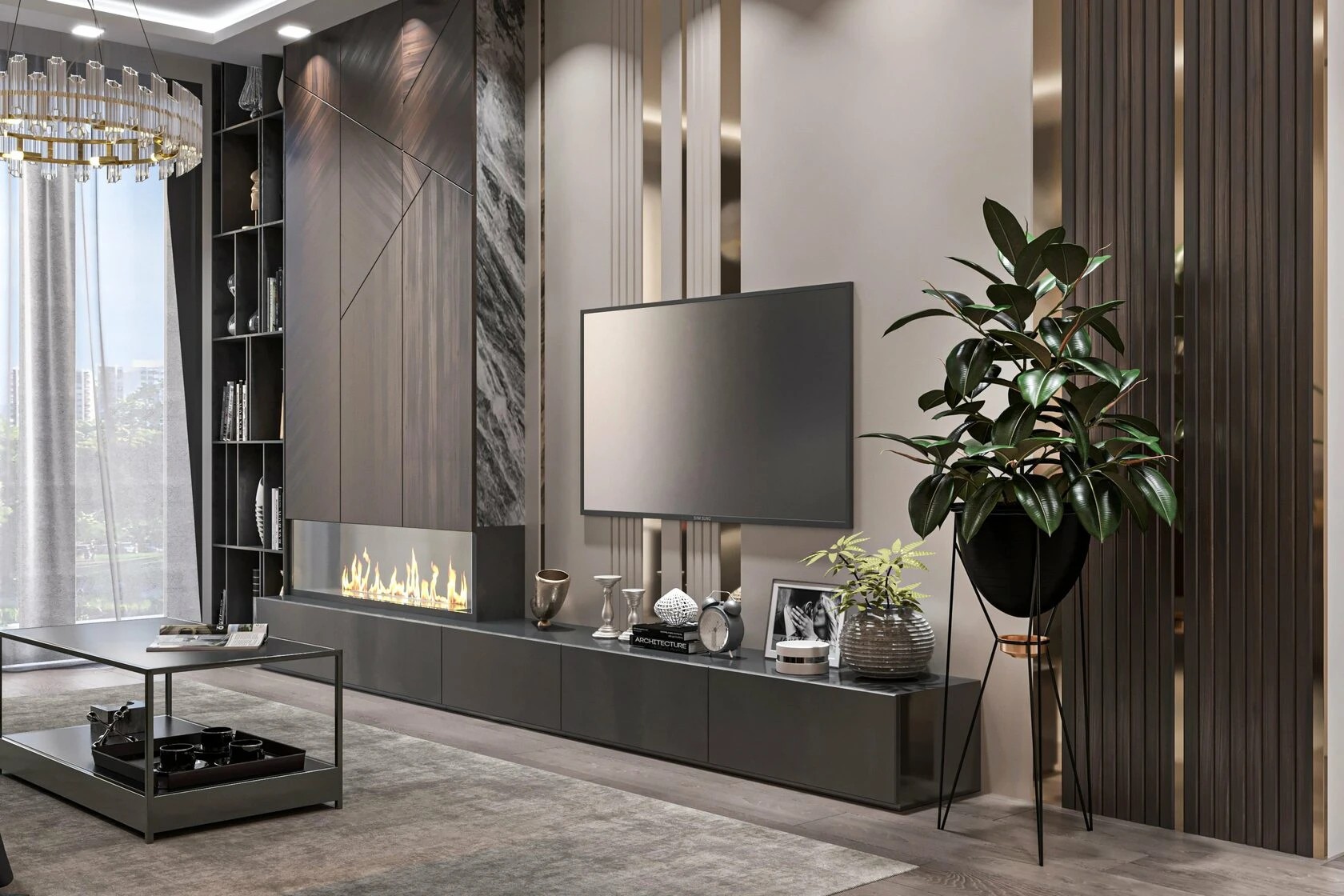 2-комнатная квартира в стиле ар-деко