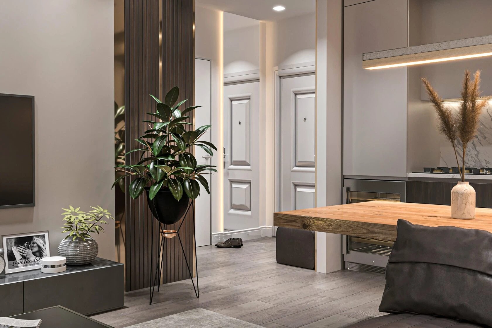 2-комнатная квартира в стиле ар-деко