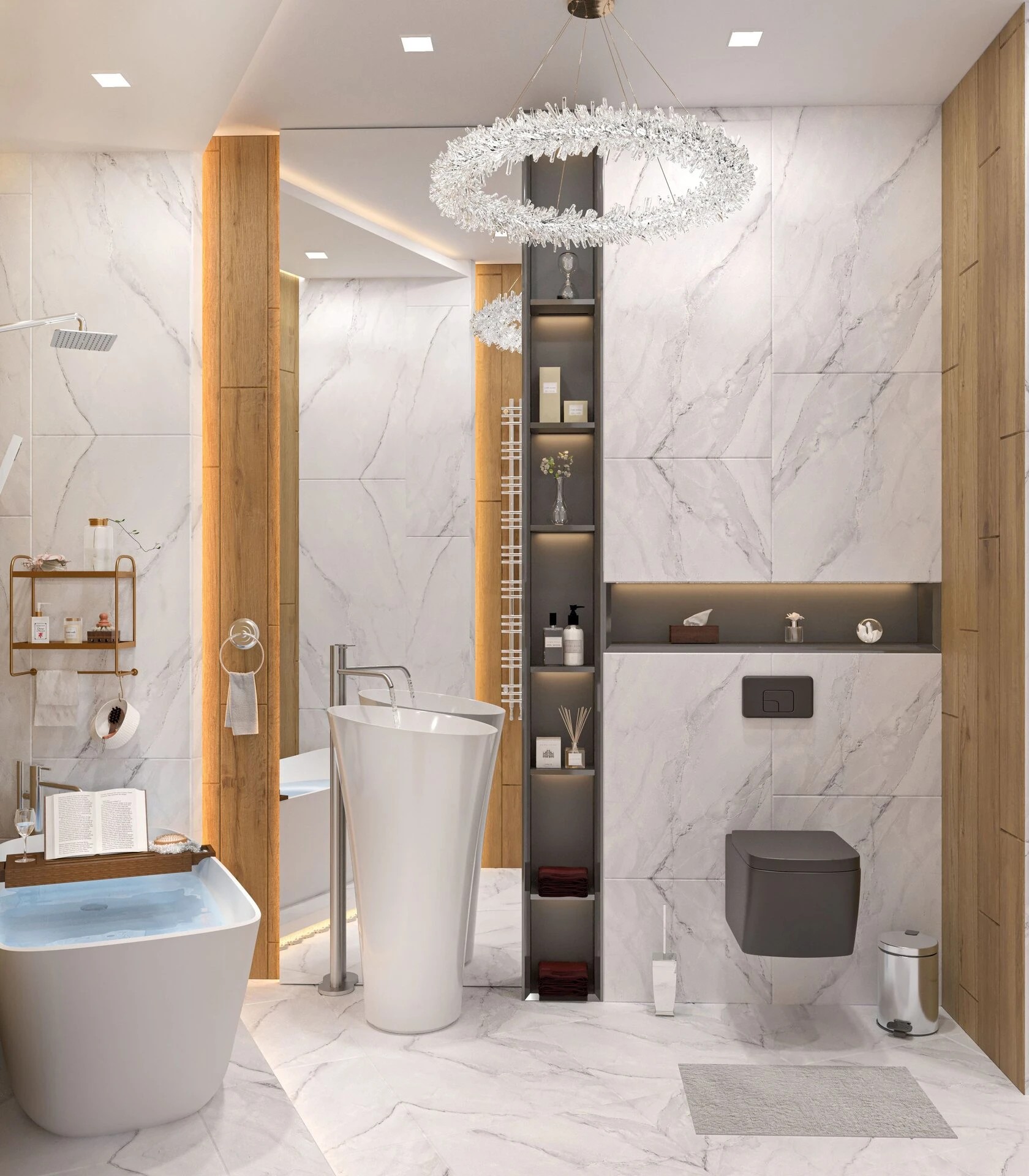 1-комнатная квартира в стиле неоклассика