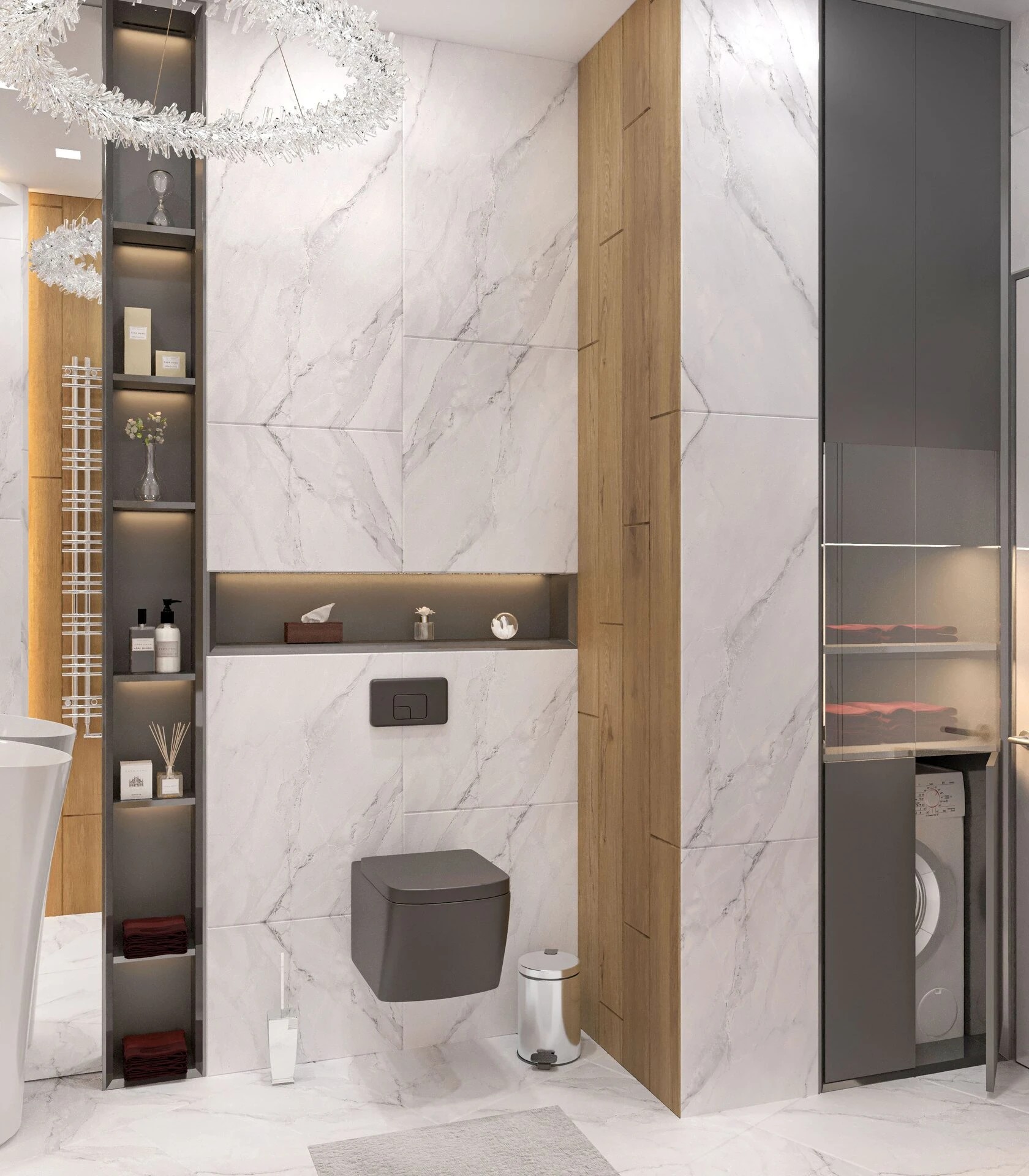 1-комнатная квартира в стиле неоклассика