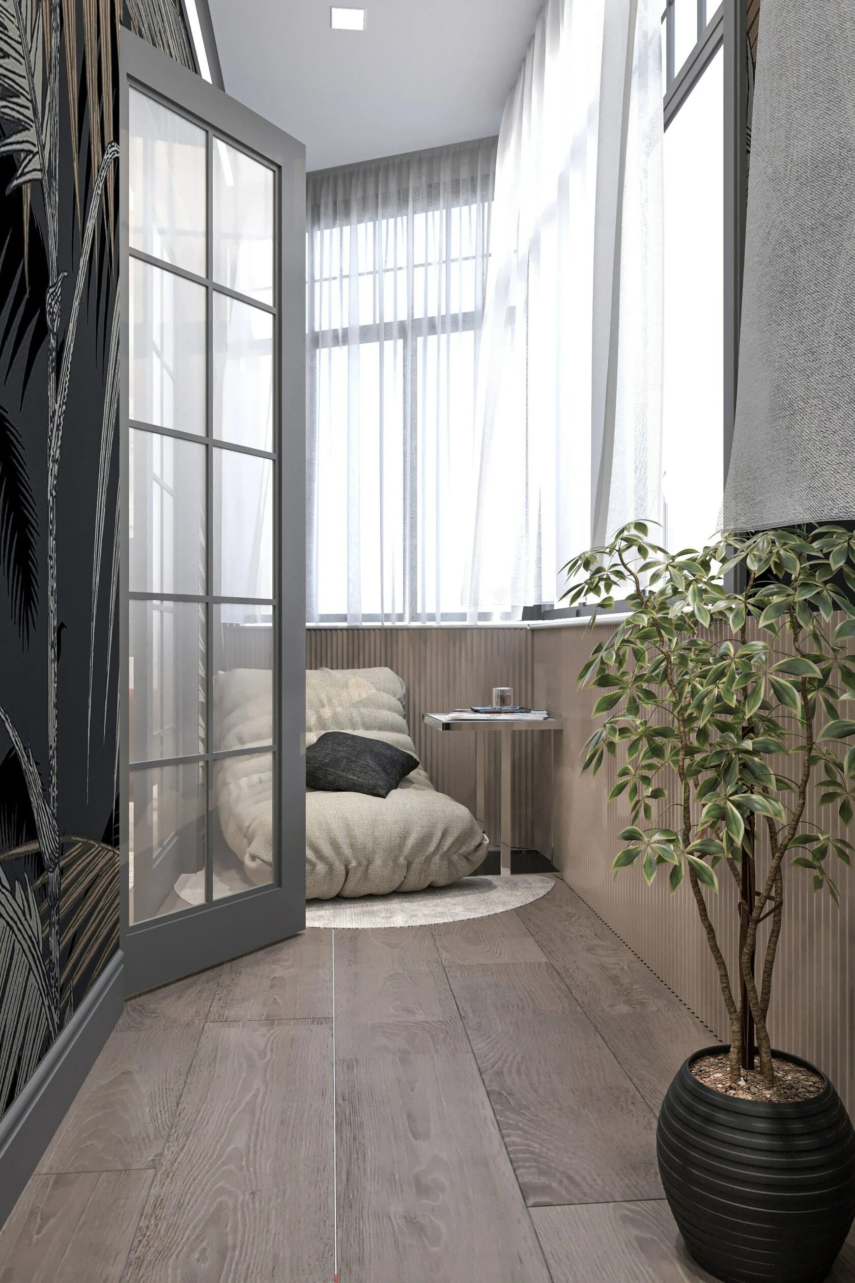 1-комнатная квартира в стиле неоклассика