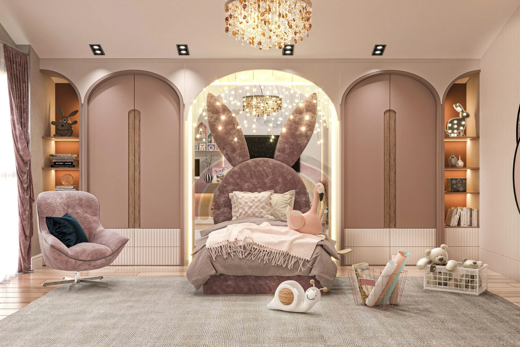 5-комнатная квартира в стиле неоклассика