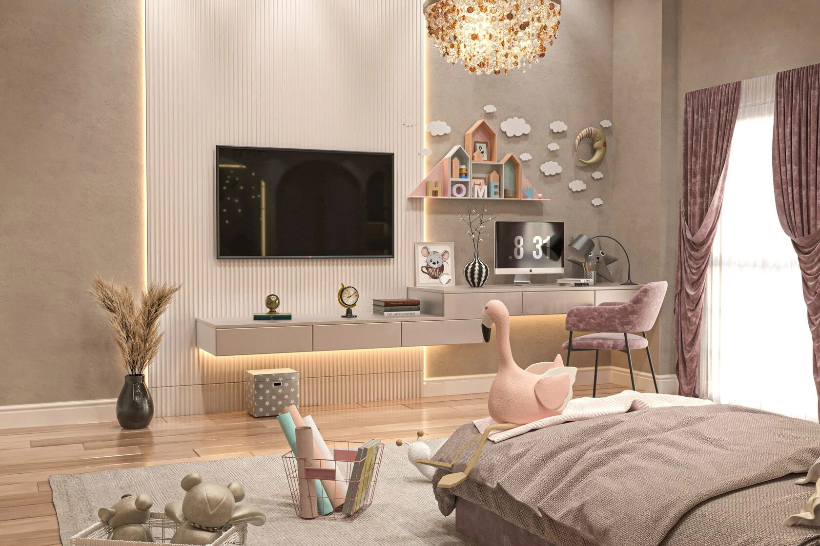 5-комнатная квартира в стиле неоклассика