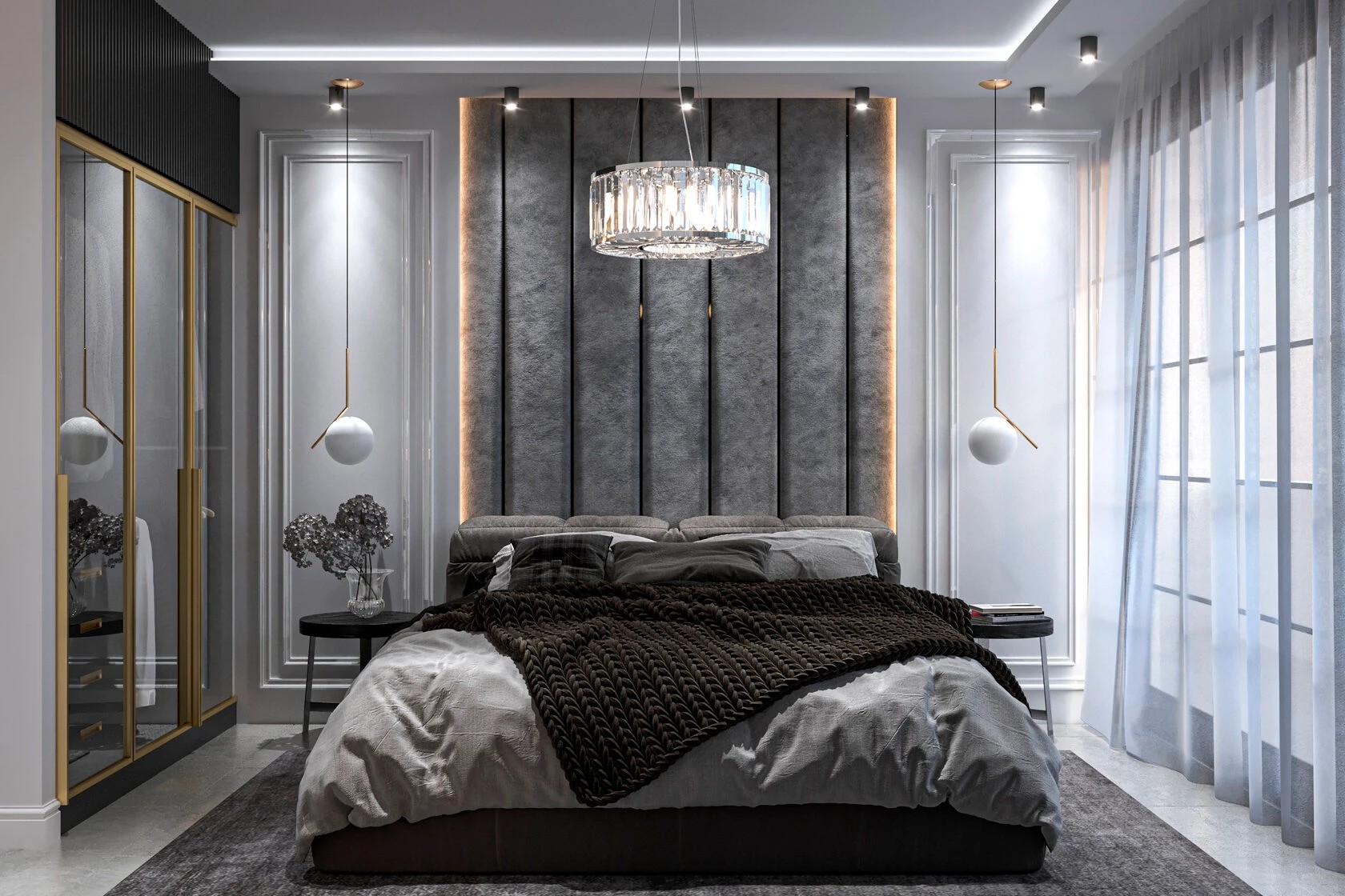 3-комнатная квартира в стиле неоклассика