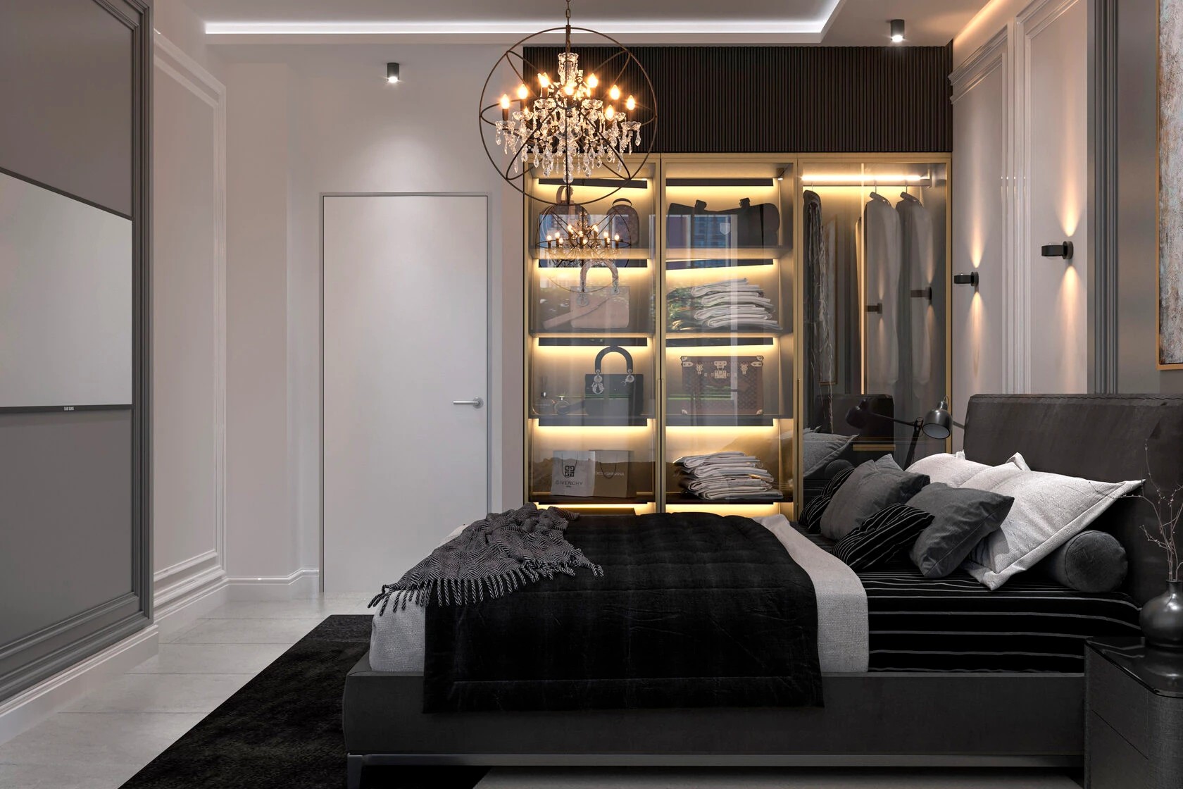 3-комнатная квартира в стиле неоклассика