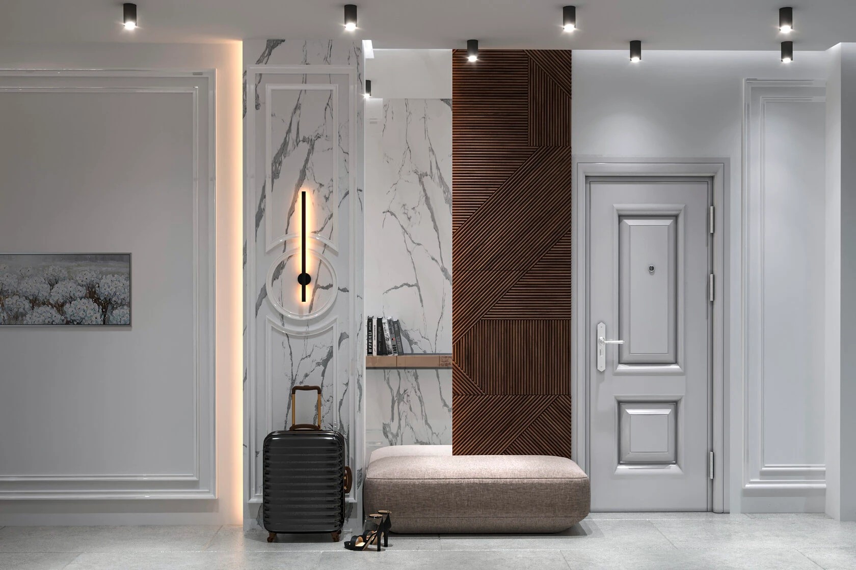 3-комнатная квартира в стиле неоклассика