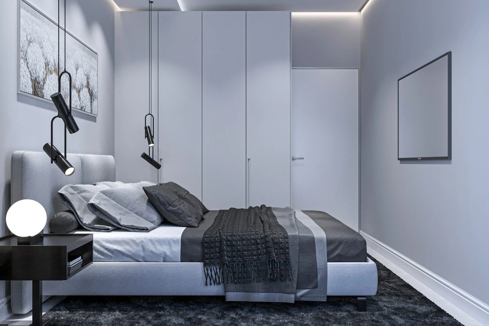 2-комнатная квартира в стиле минимализм с элементами хай-тек